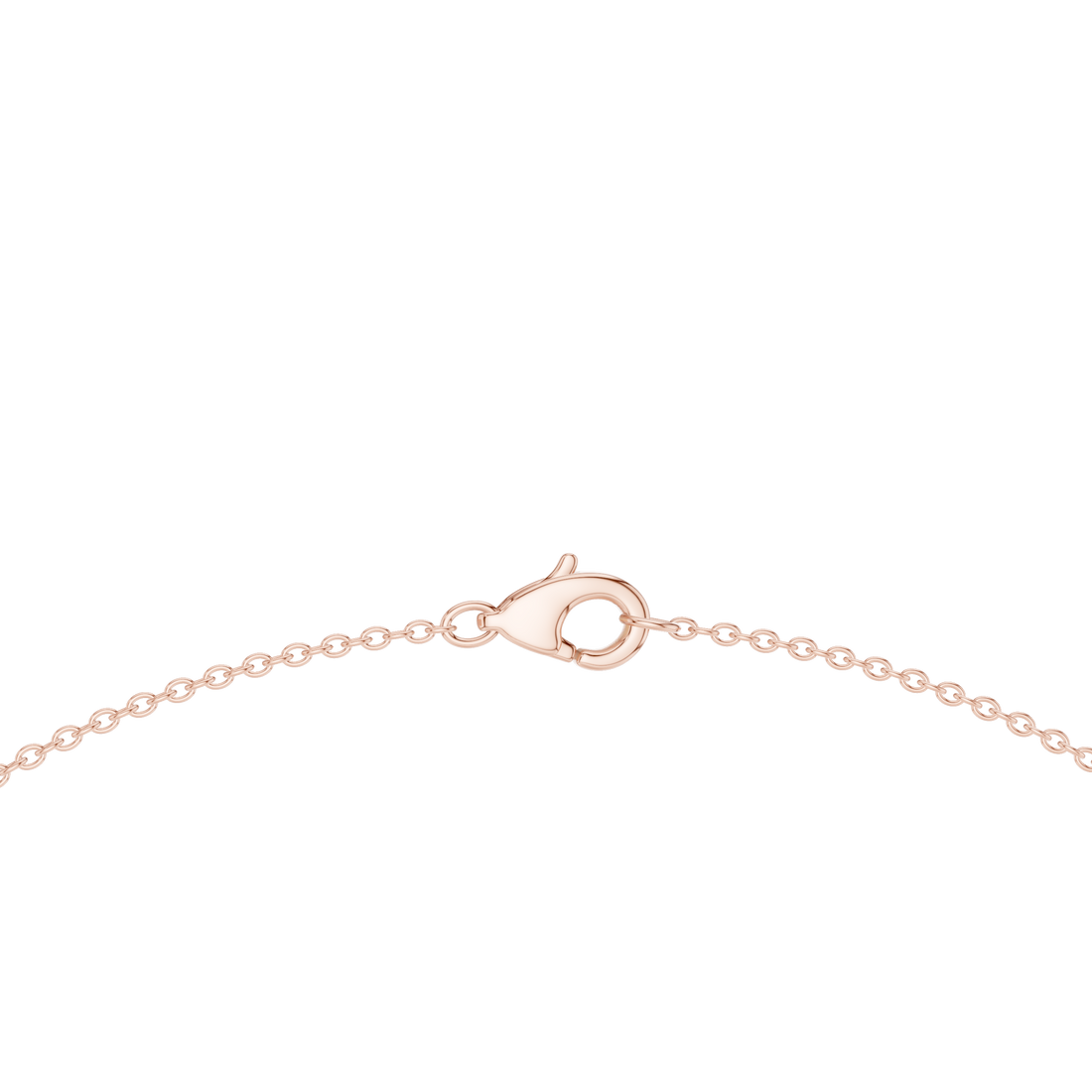 Oval Diamond Graduated Chain Necklace with Pavé Accent Links