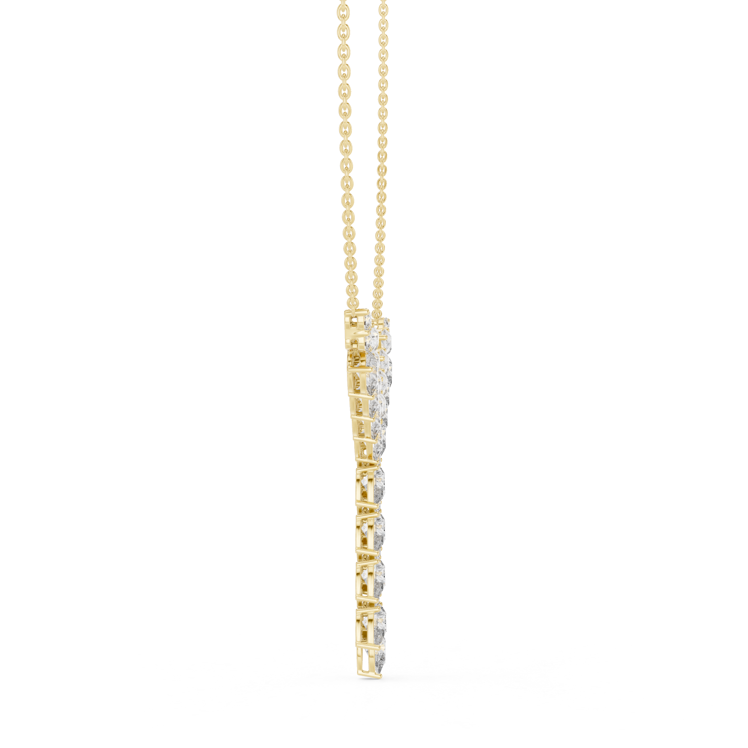 Modern minimalist earrings featuring sleek geometric design.