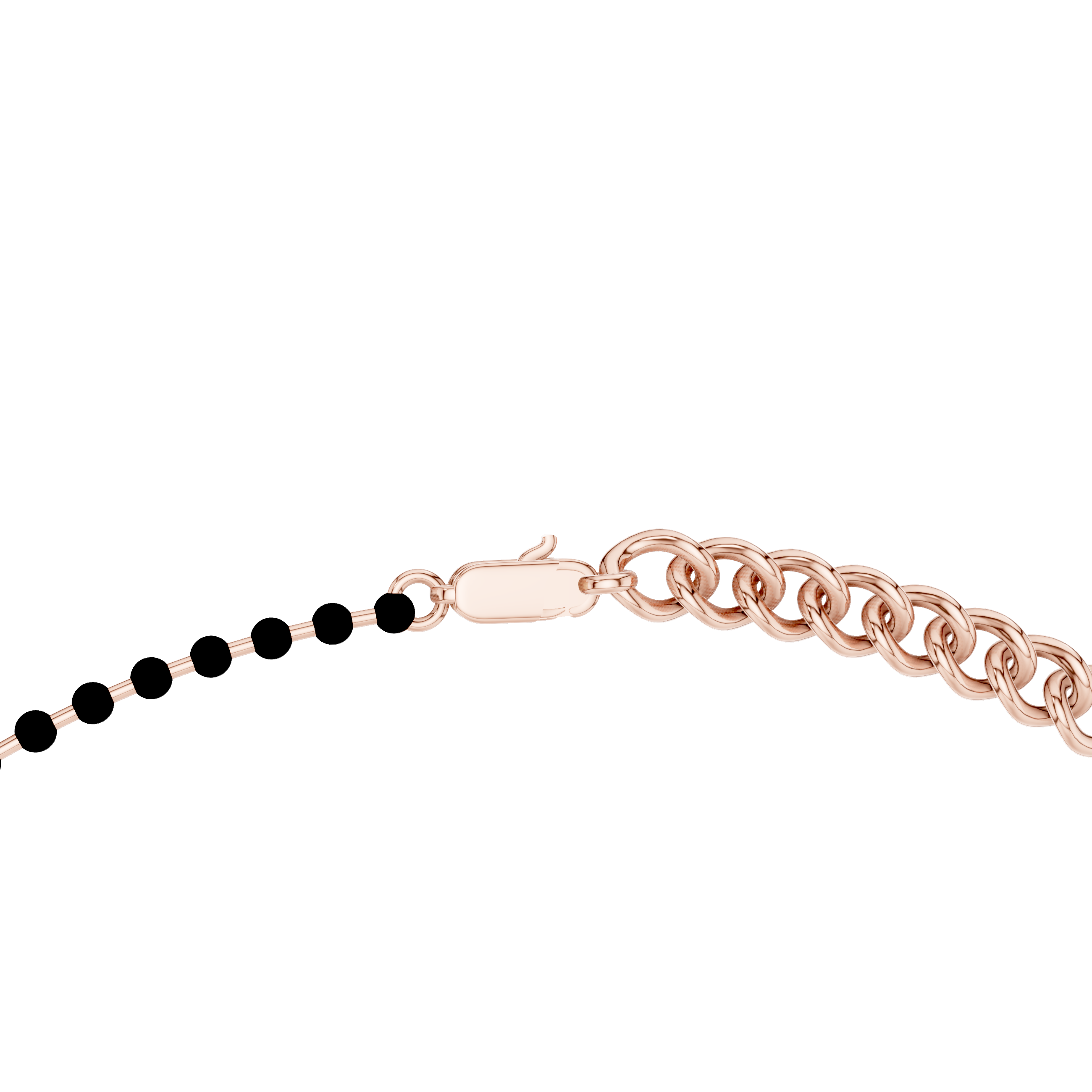 Round Diamond Bezel Station Chain Necklace with Floating Charms