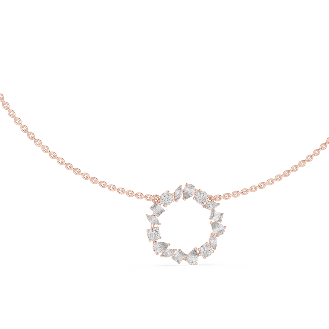 Designer diamond link bracelet with sparkling stone accents.