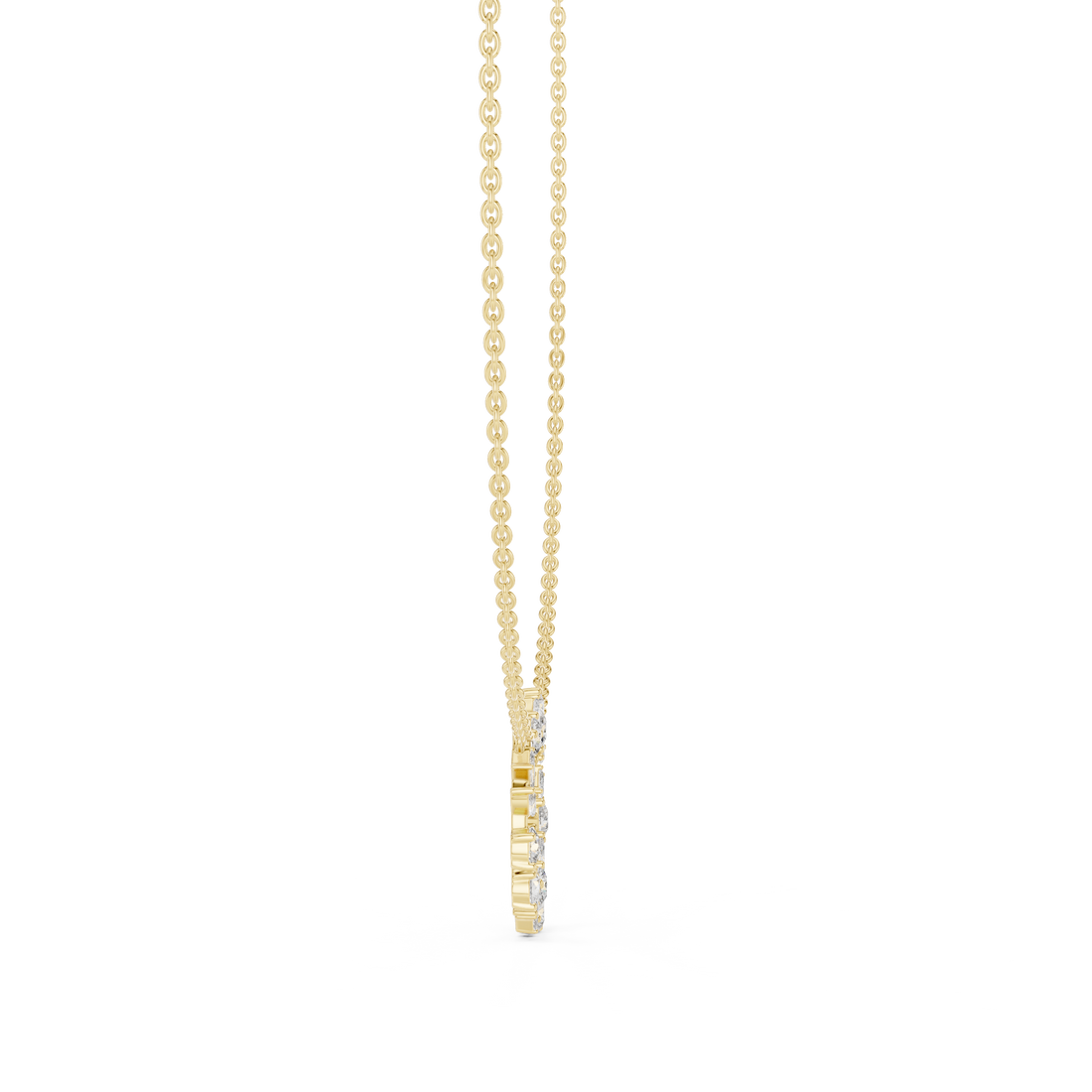 Modern minimalist choker necklace with smooth polished metal band.