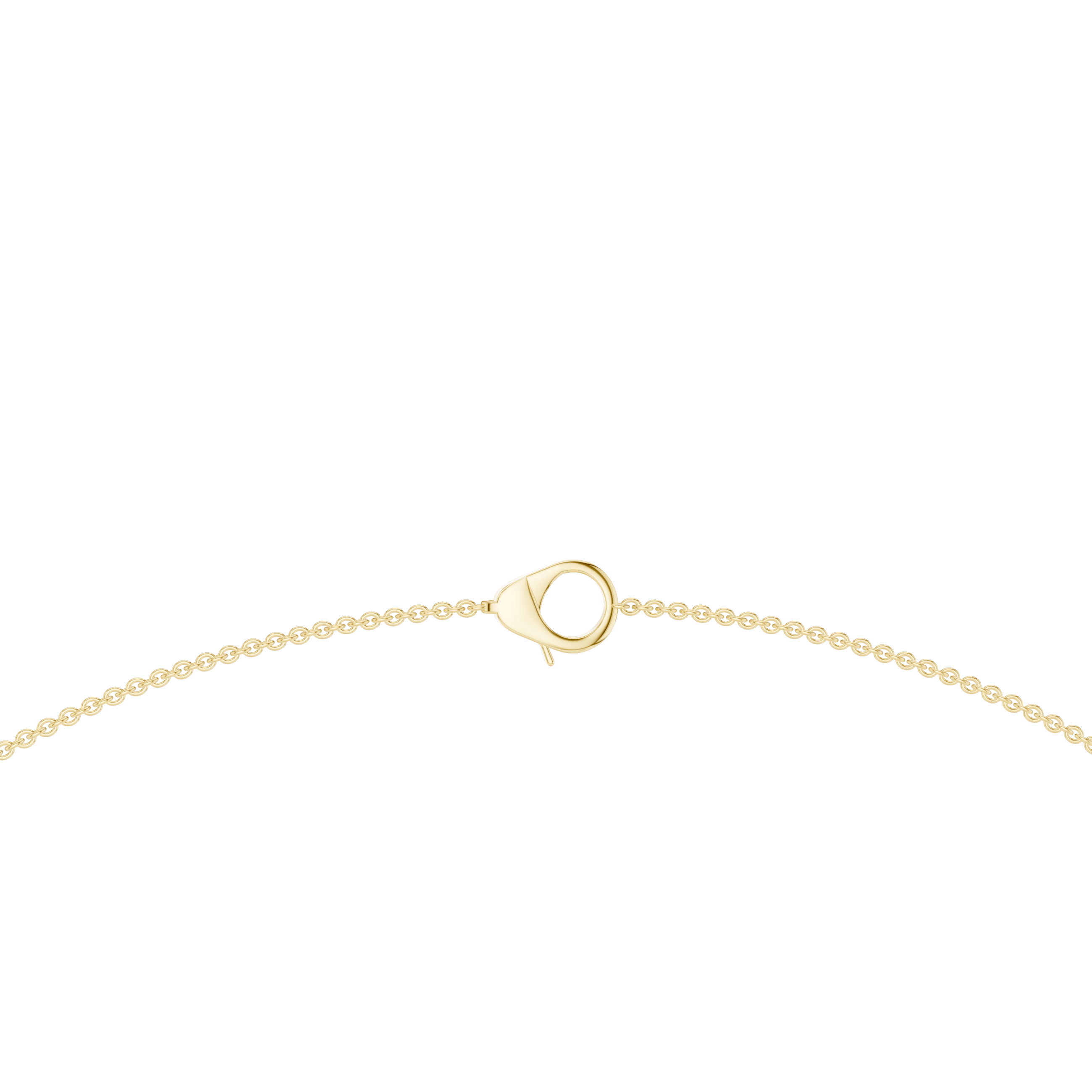 Emerald and Marquise Diamond Bezel Station Chain Necklace with Delicate Modern Spacing