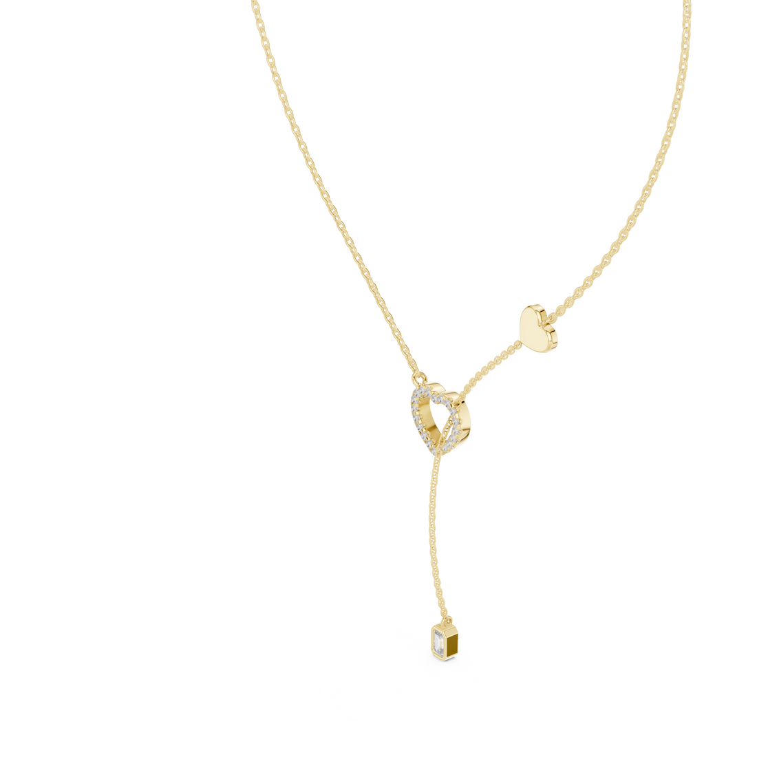 Stylish gemstone anklet with colorful accents along the chain.