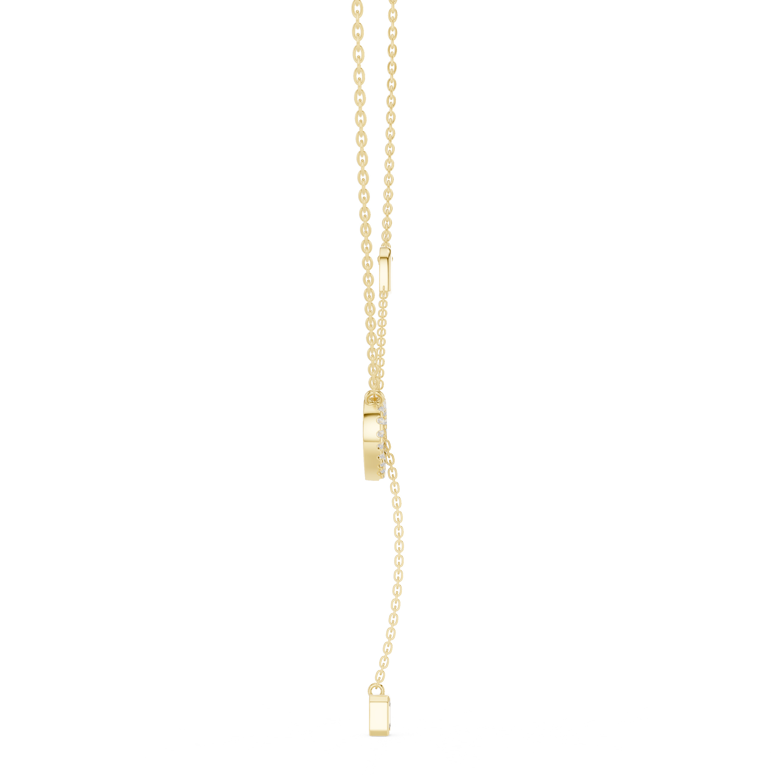 Minimalist gold anklet featuring sleek thin chain structure.