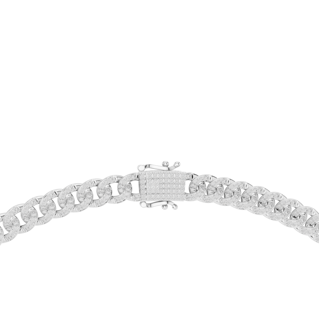 Pavé Diamond Cuban Link Chain Necklace