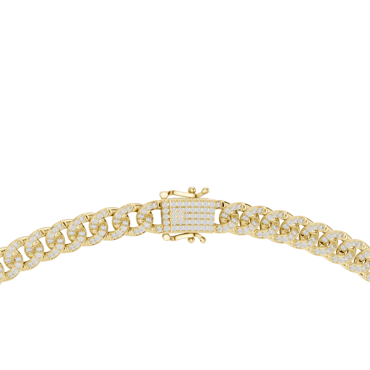 Pavé Diamond Cuban Link Chain Necklace