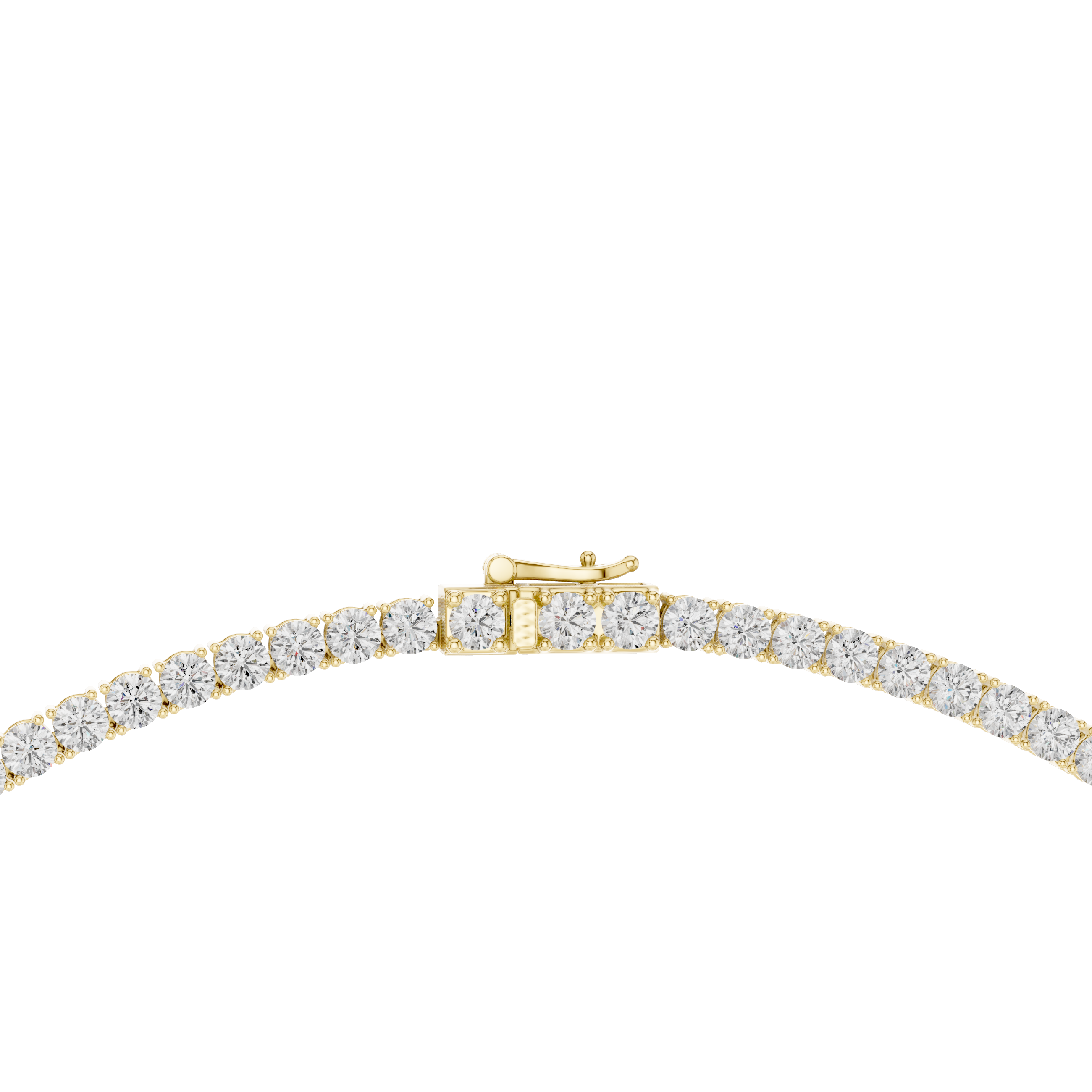 Classic Round Diamond Tennis Riviera Necklace
