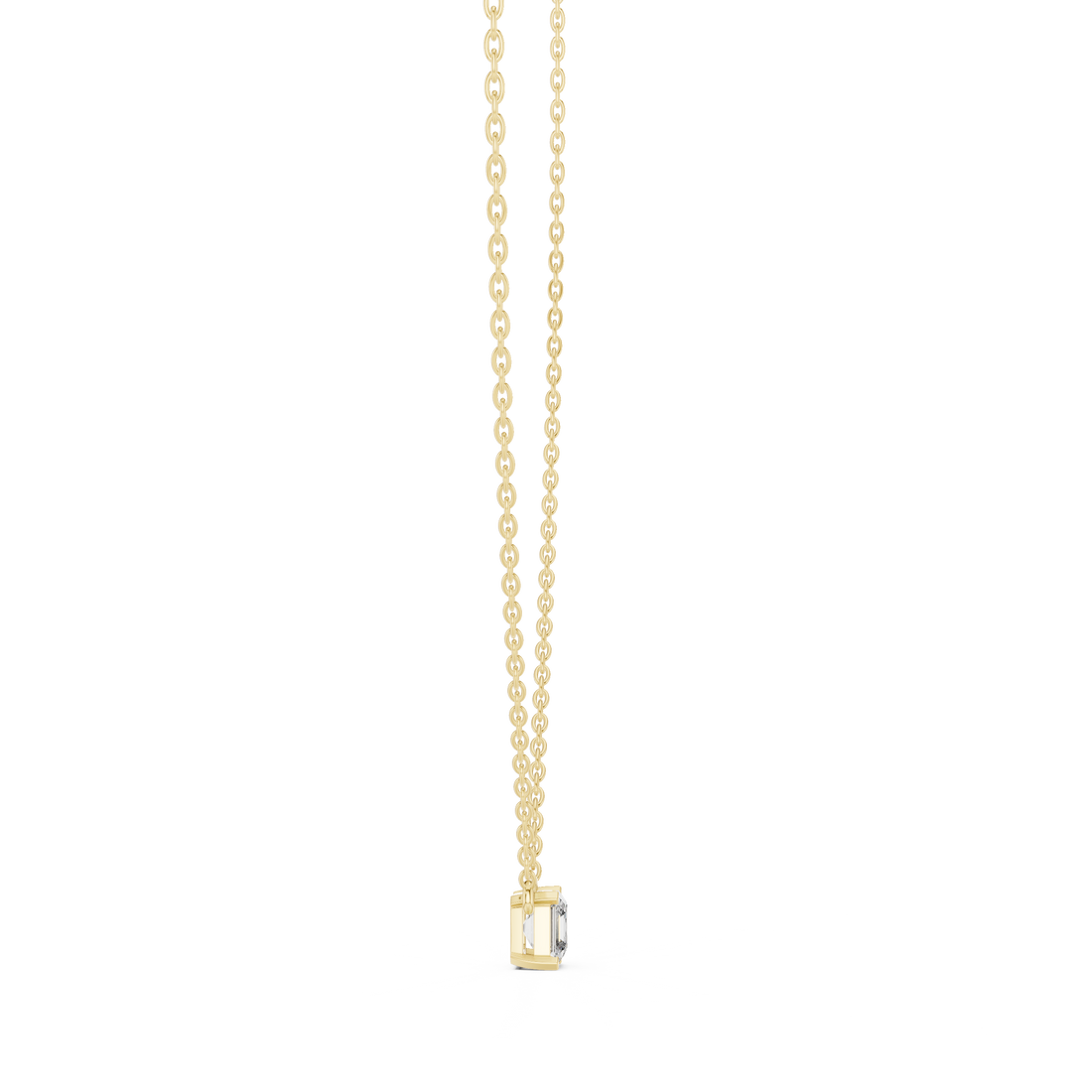 Stylish bar pendant necklace featuring horizontal metal bar with clean finish.