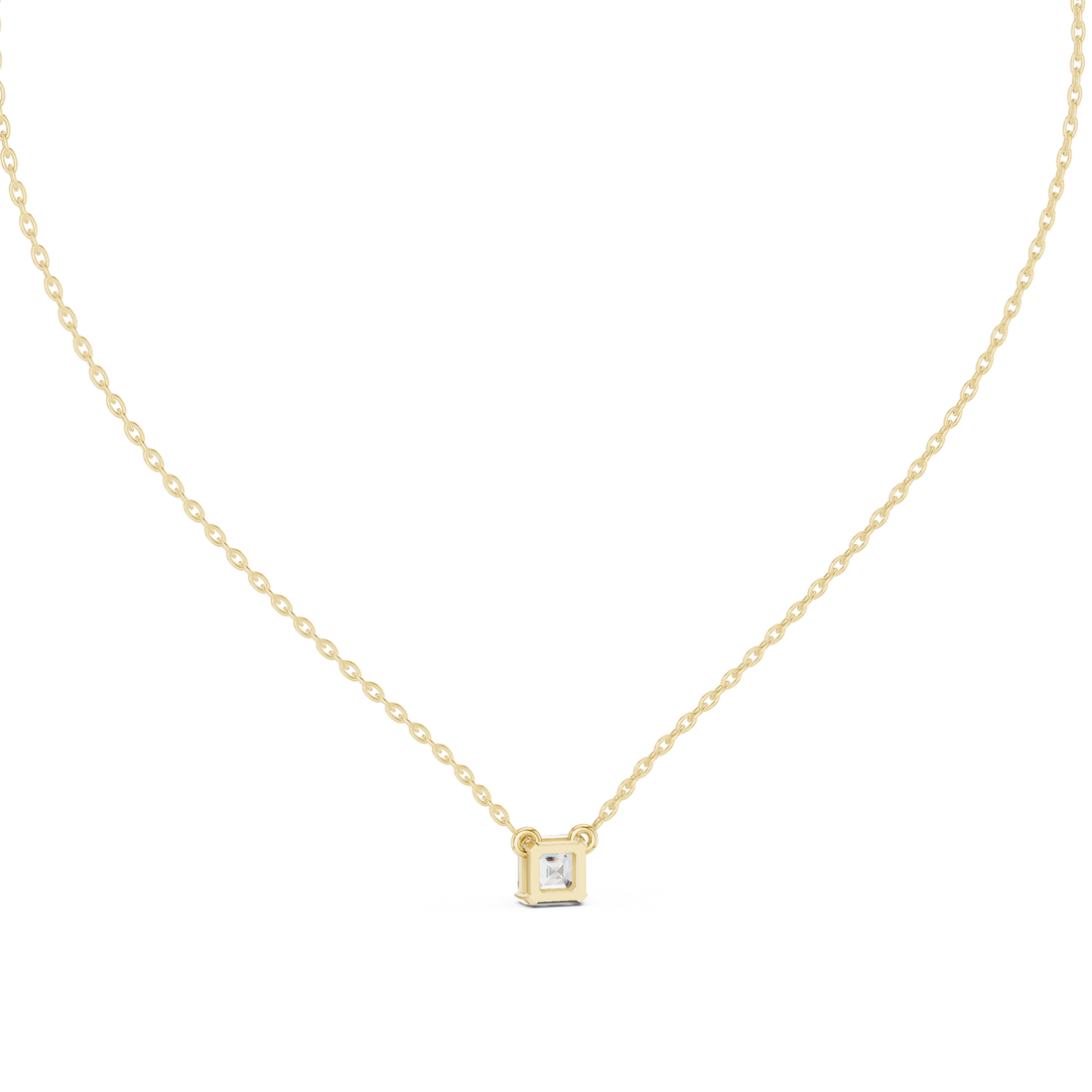 Modern circle pendant necklace symbolizing unity and timeless elegance.