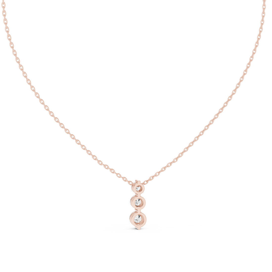 Minimalist disc pendant necklace with smooth flat surface and modern design.