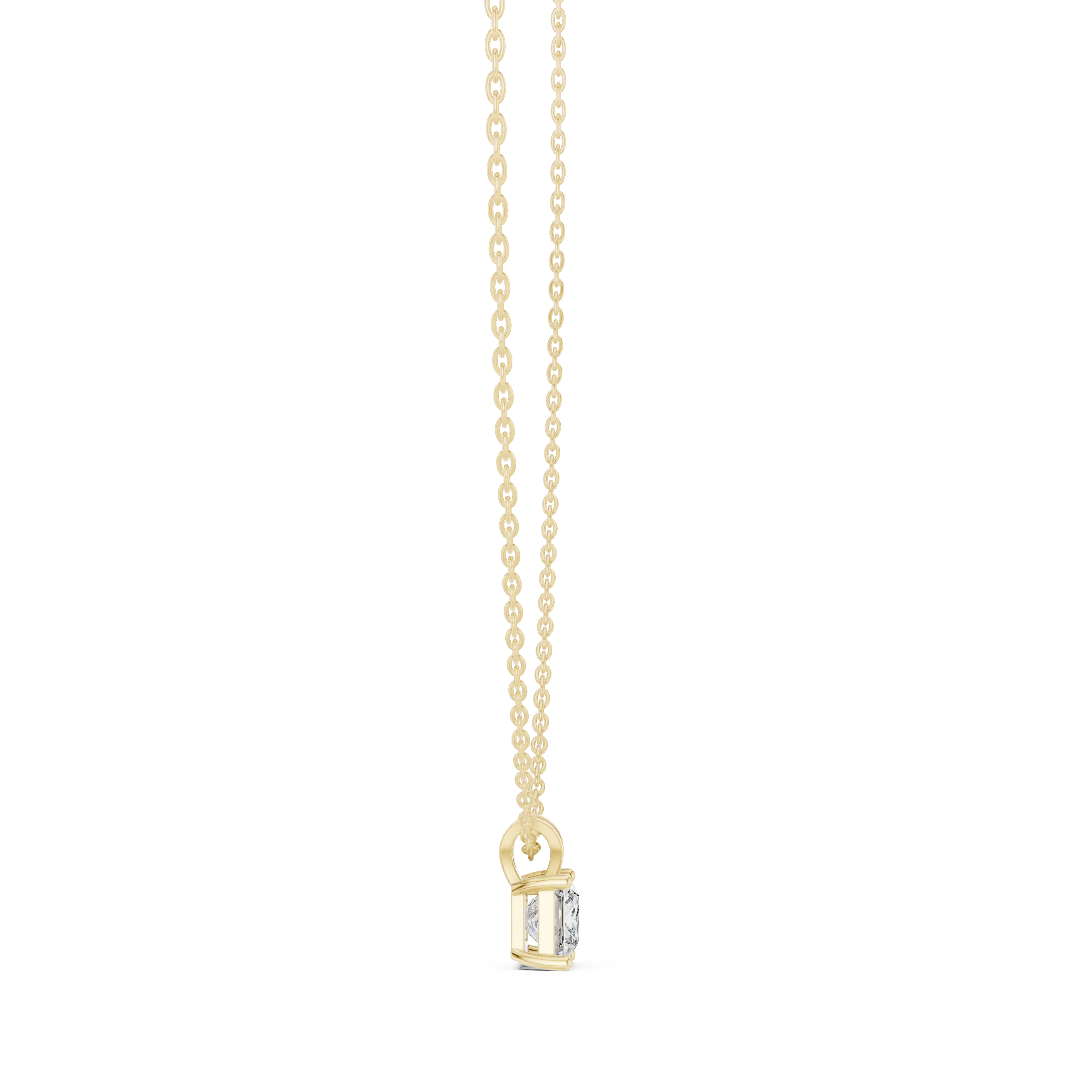Minimalist gold anklet featuring sleek thin chain structure.