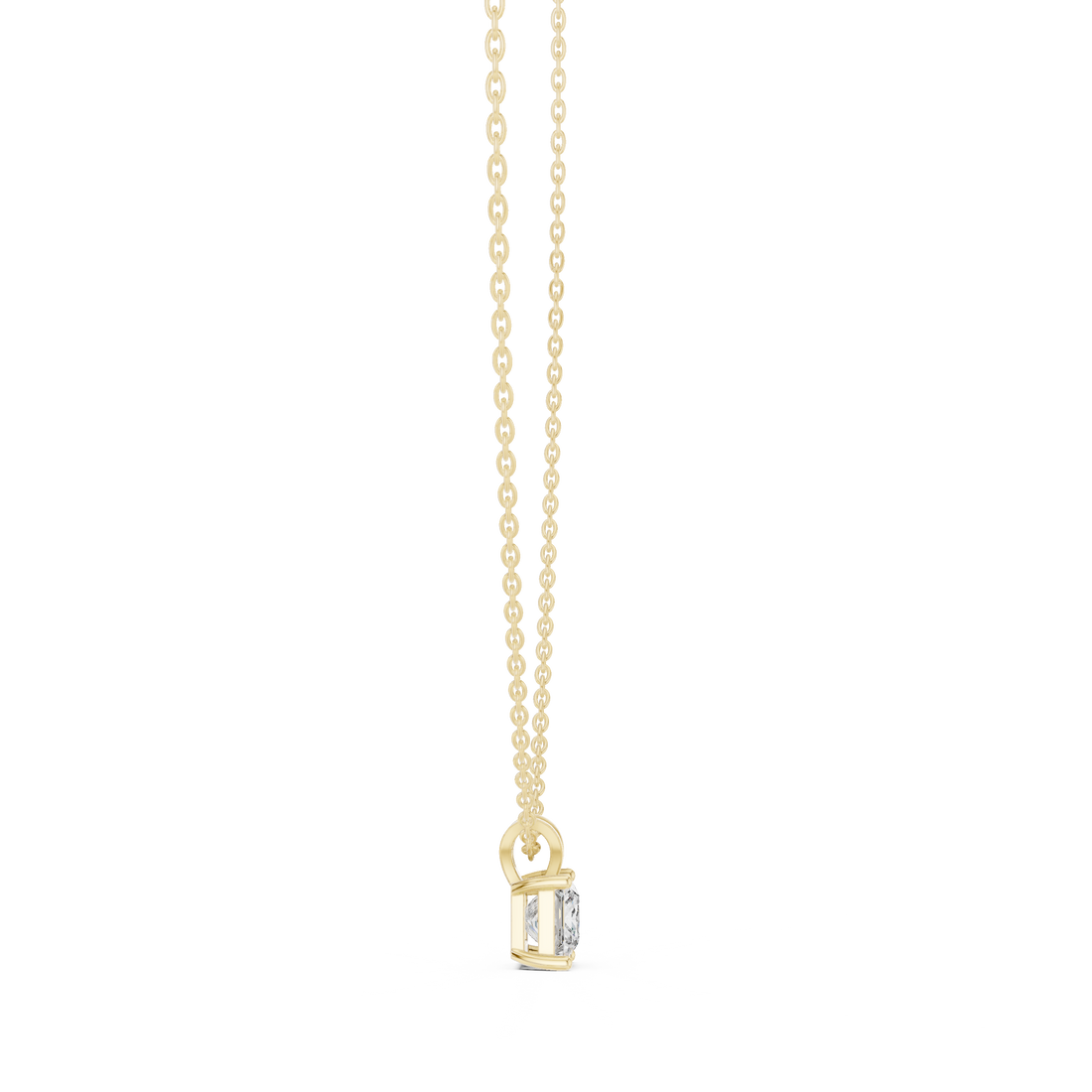 Minimalist gold anklet featuring sleek thin chain structure.