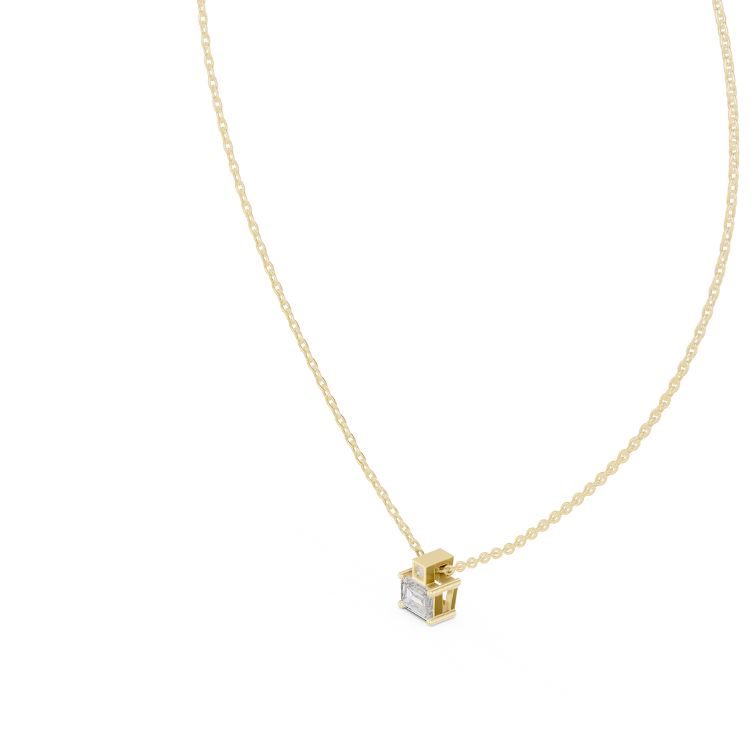 Classic cross pendant necklace crafted in polished gold with symbolic design.