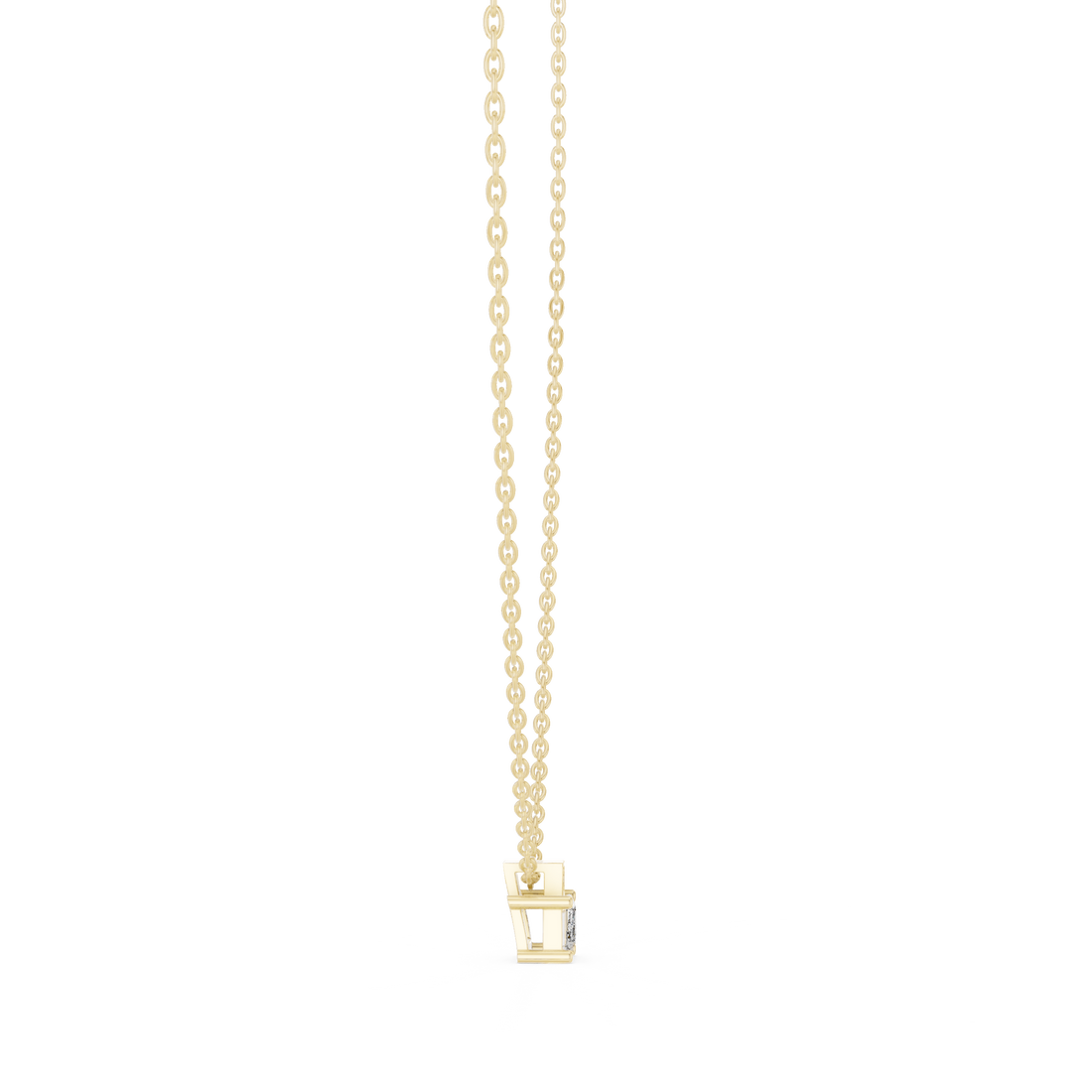Stylish bar pendant necklace featuring horizontal metal bar with clean finish.