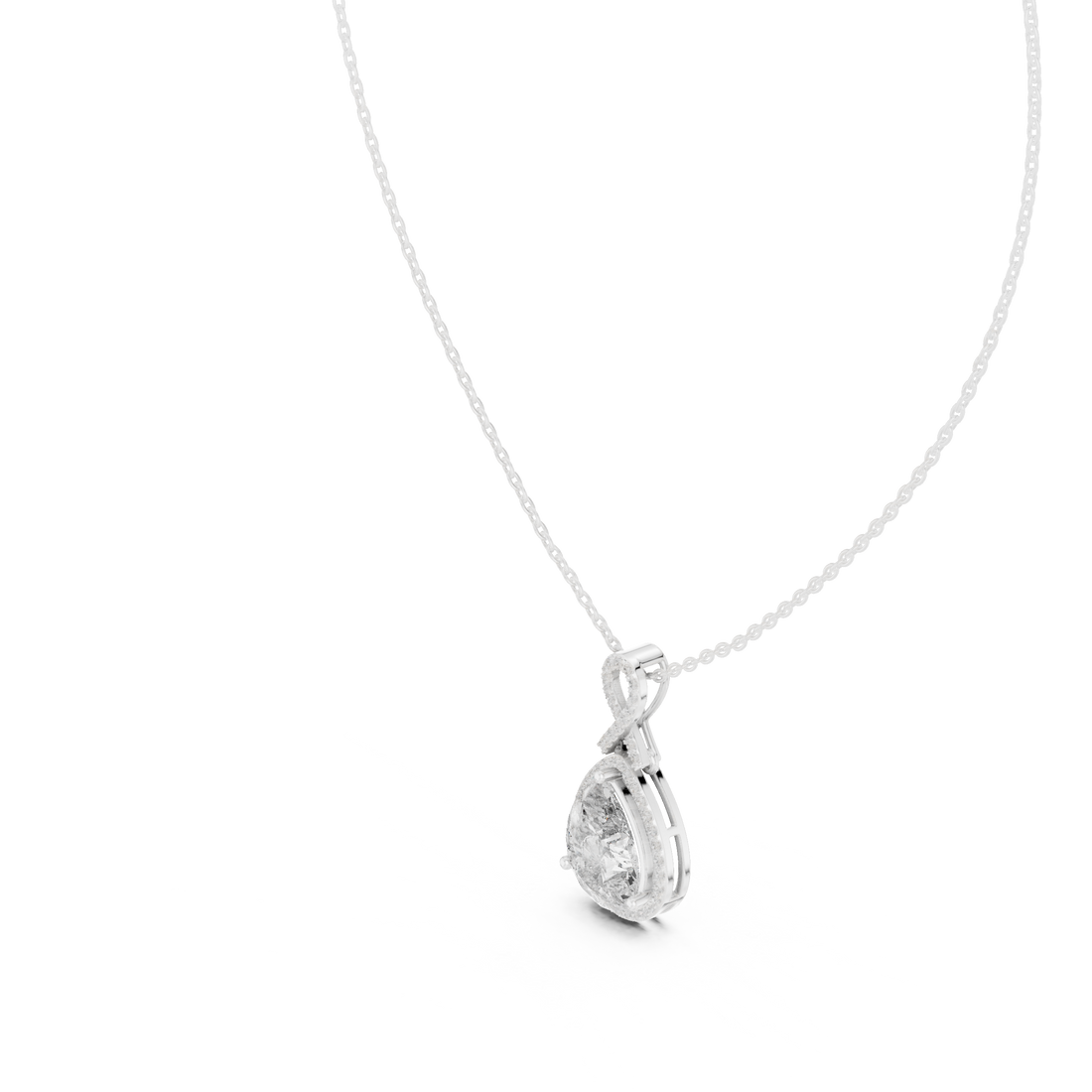 Vintage-style cameo pendant necklace with carved decorative motif.