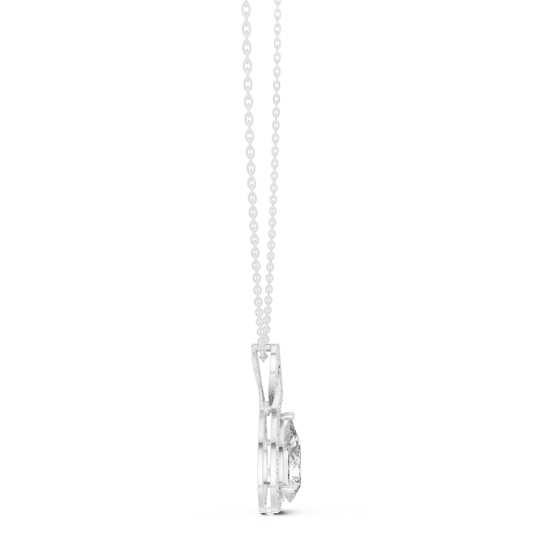 Elegant chain bracelet featuring delicate interlocking links and polished finish.