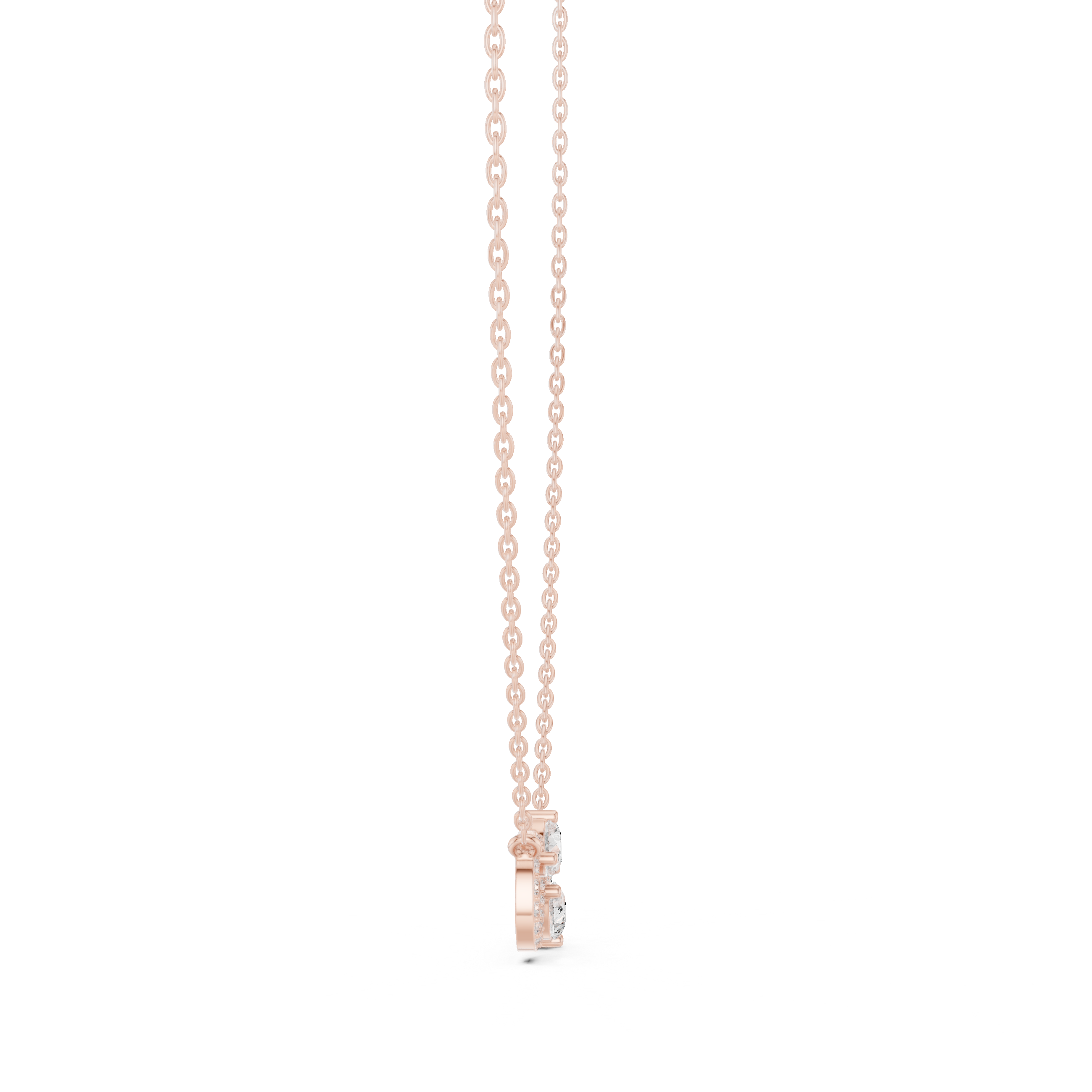 Elegant nose pin featuring tiny solitaire diamond in sleek gold mount.