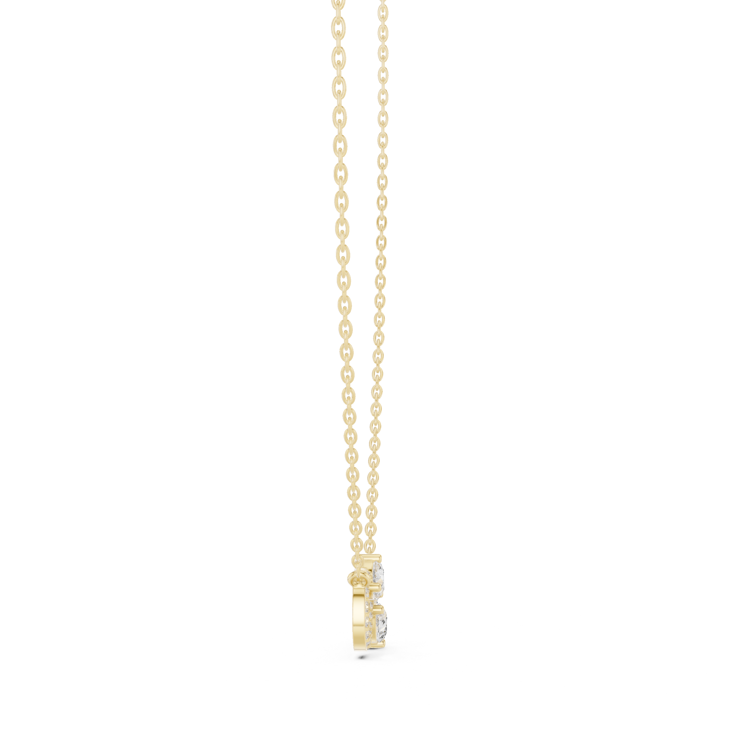 Minimalist gold anklet featuring sleek thin chain structure.