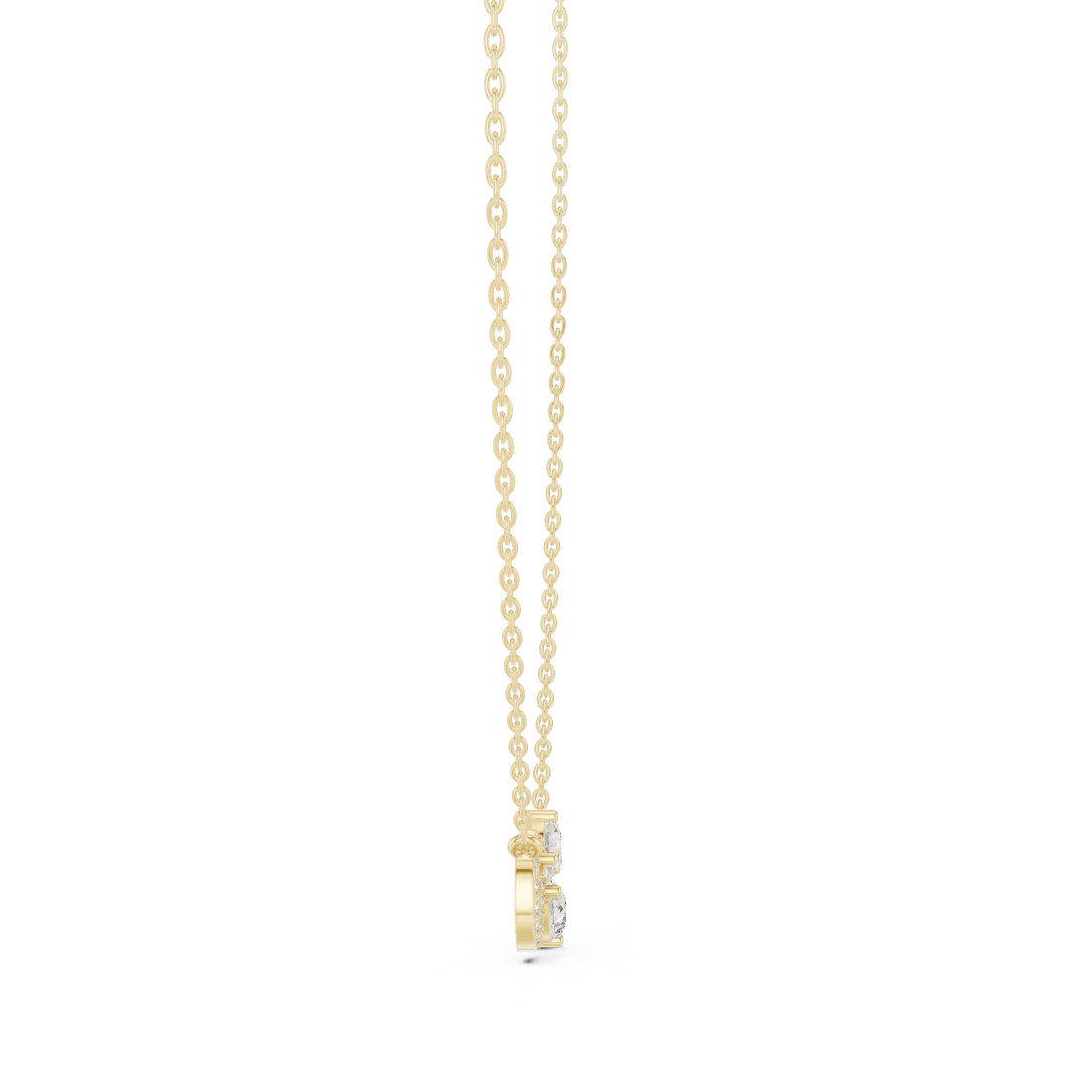 Minimalist gold anklet featuring sleek thin chain structure.