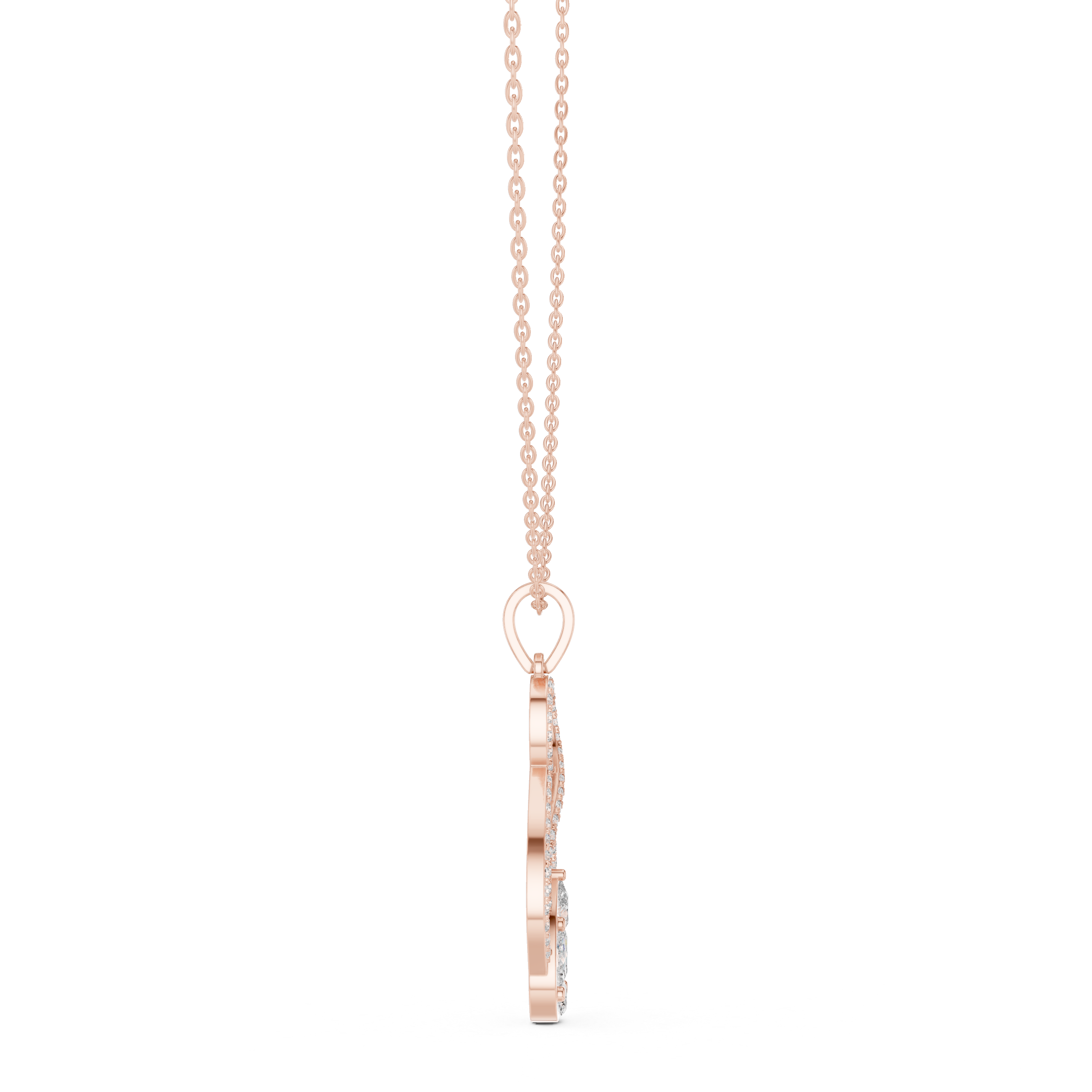 Luxury men's diamond band featuring row of sparkling stones.