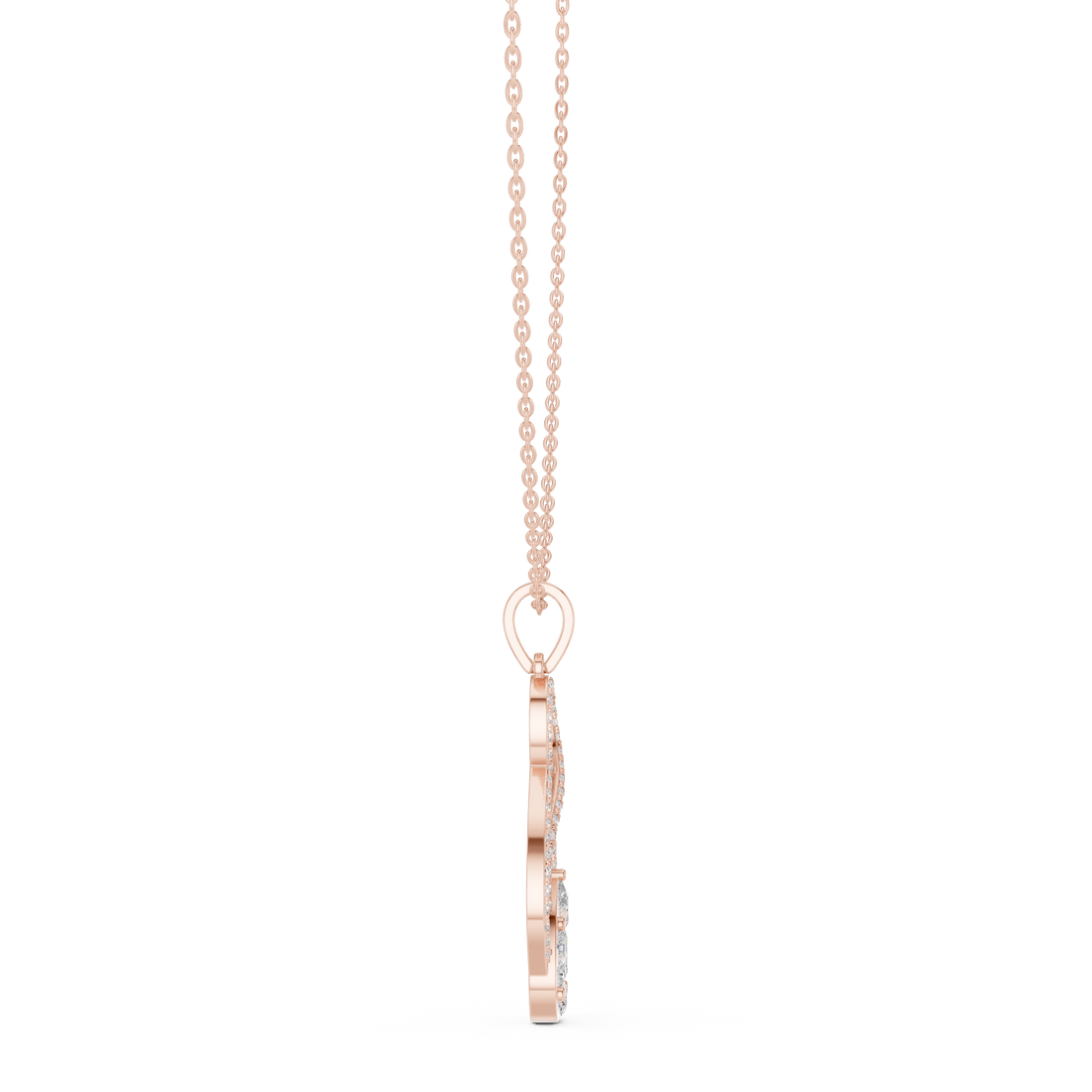 Luxury men's diamond band featuring row of sparkling stones.