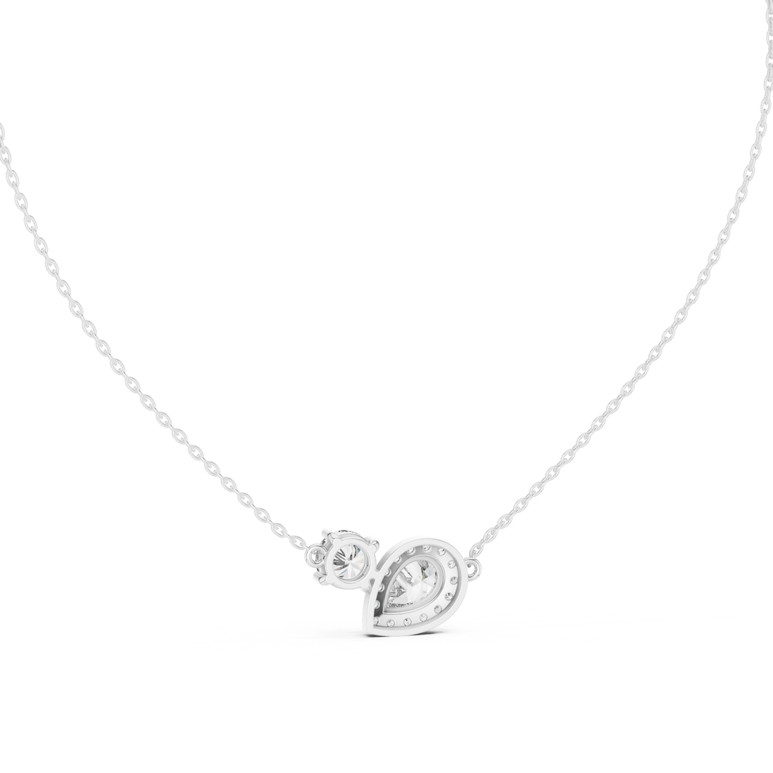 Classic gemstone necklace featuring symmetrical stone arrangement.