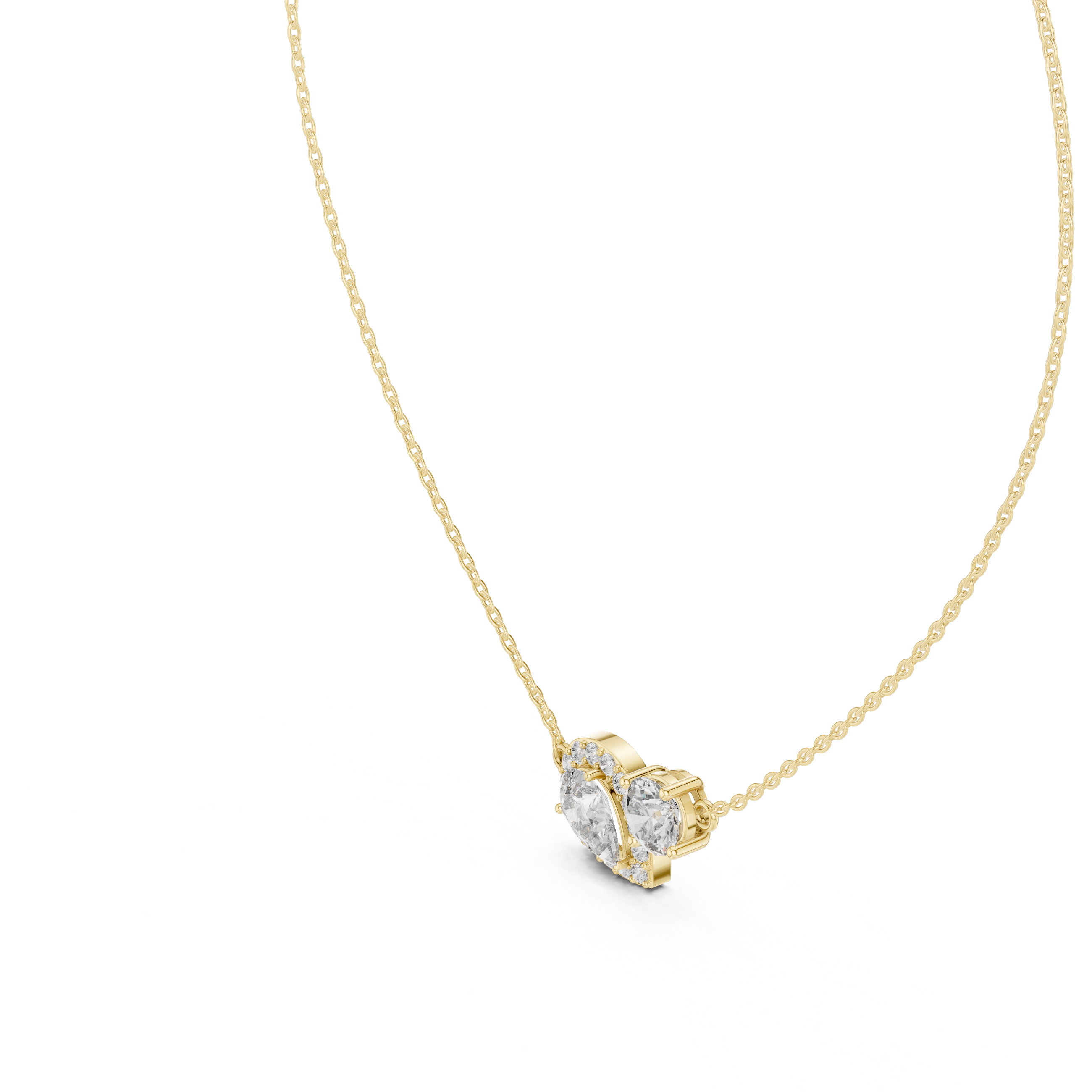 Modern lariat necklace featuring adjustable chain design.