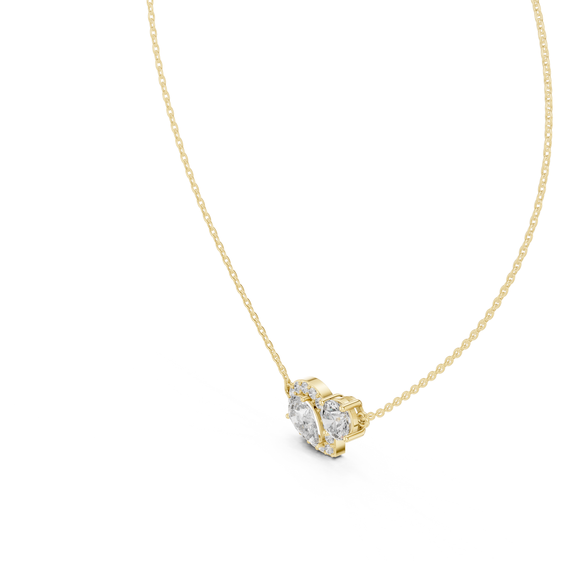 Modern lariat necklace featuring adjustable chain design.