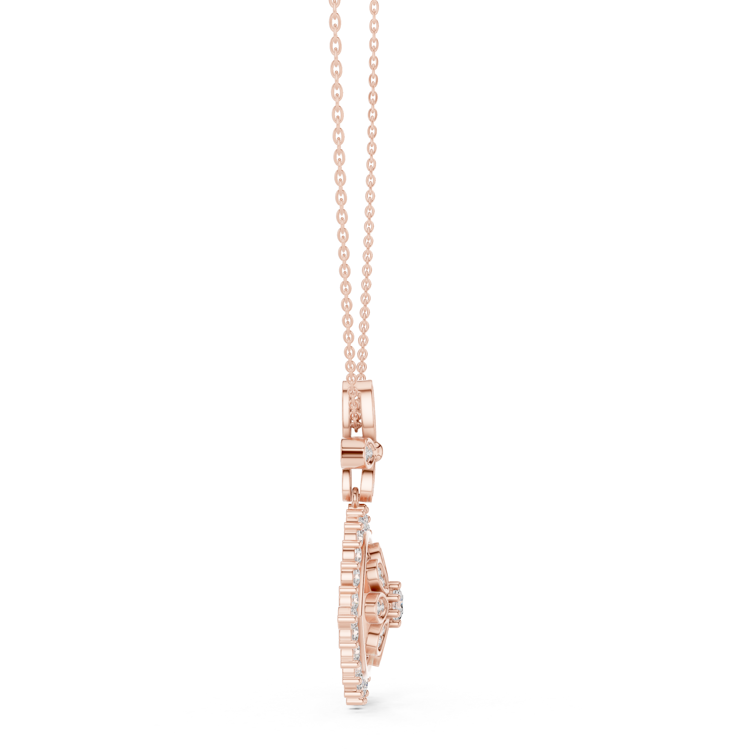 Modern chain bracelet featuring bold metal links.