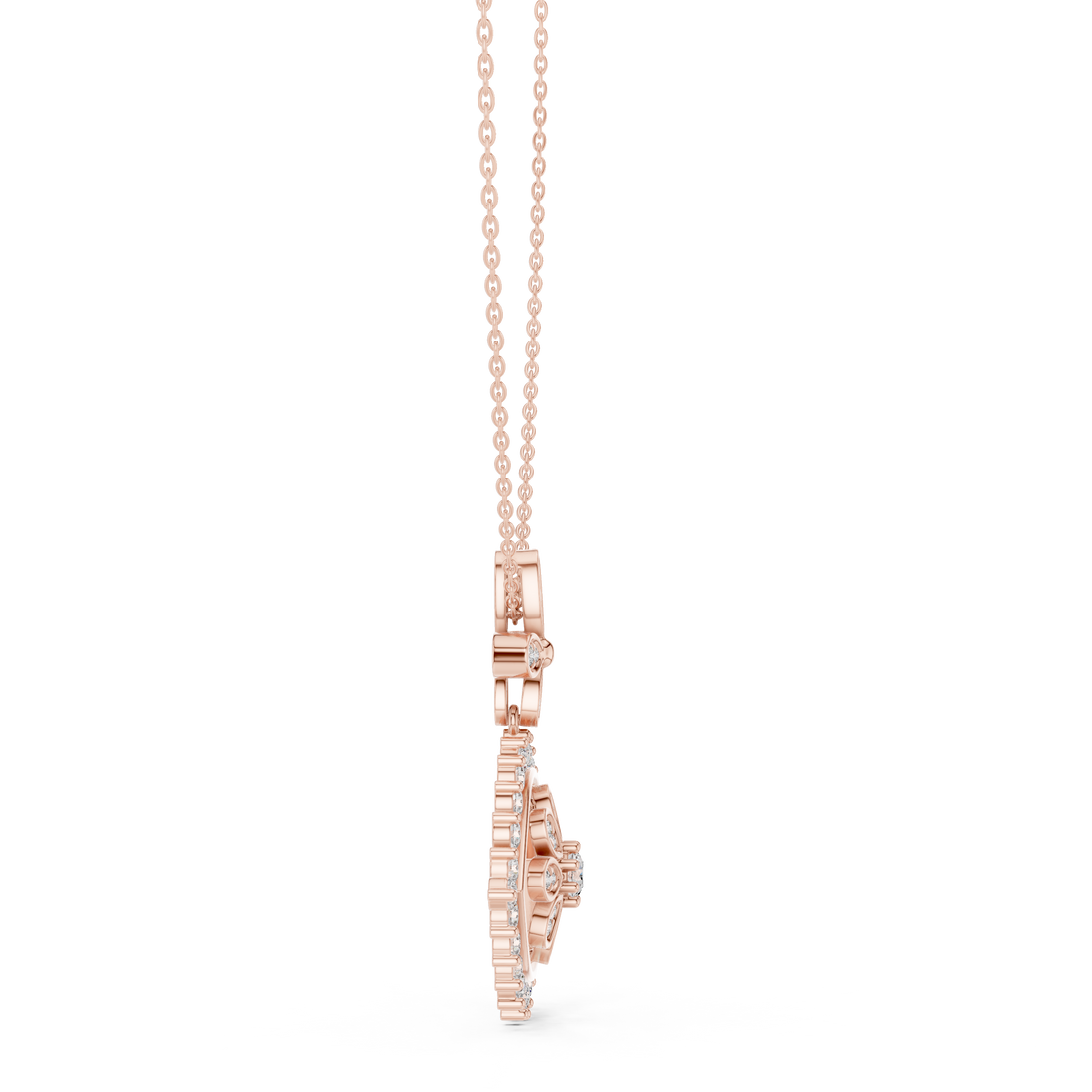 Modern chain bracelet featuring bold metal links.