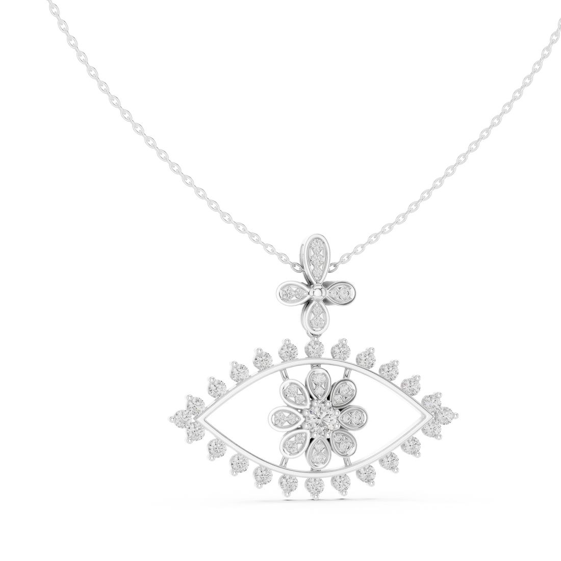Elegant bridal jewellery set featuring coordinated necklace earrings and bracelet.