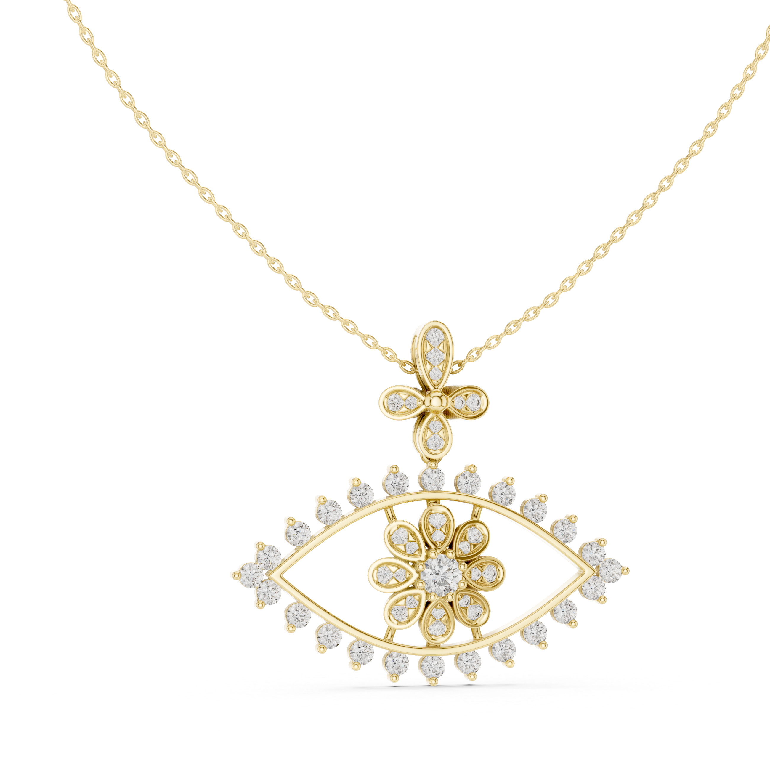 Traditional bridal jewellery set featuring detailed gold work.
