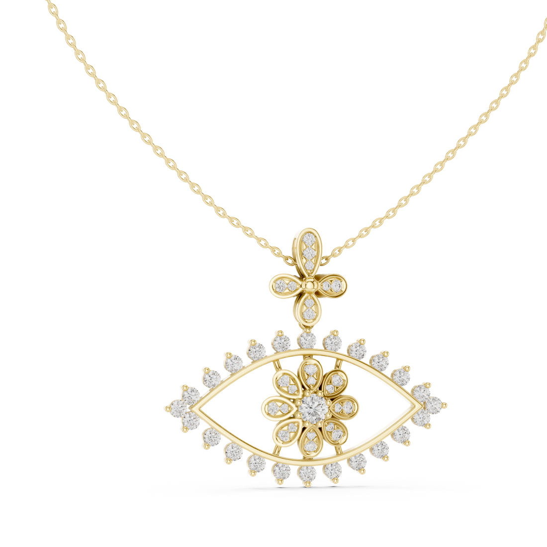 Traditional bridal jewellery set featuring detailed gold work.
