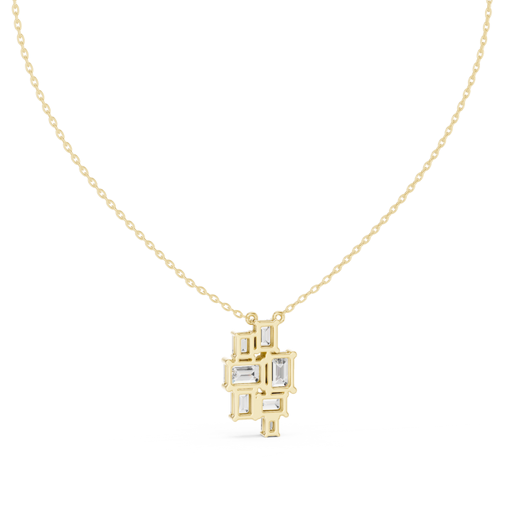 Modern circle pendant necklace symbolizing unity and timeless elegance.