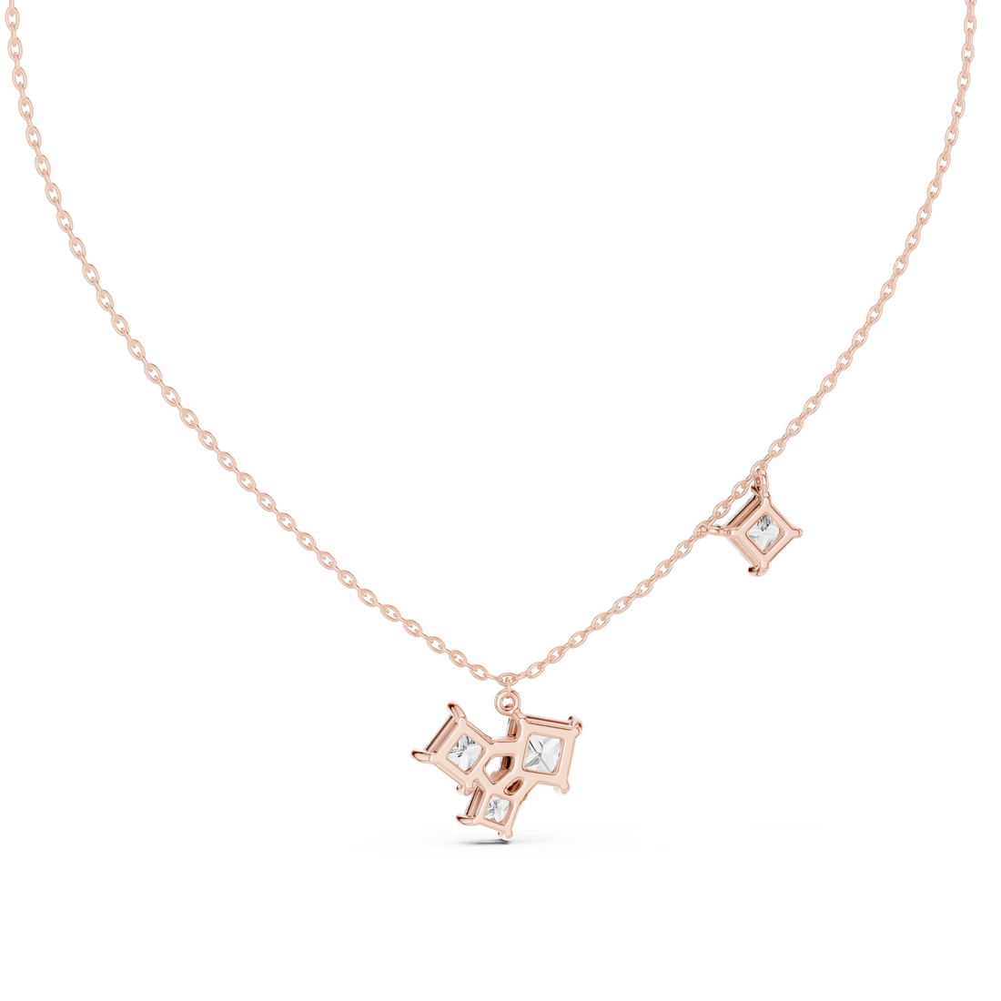 Minimalist disc pendant necklace with smooth flat surface and modern design.