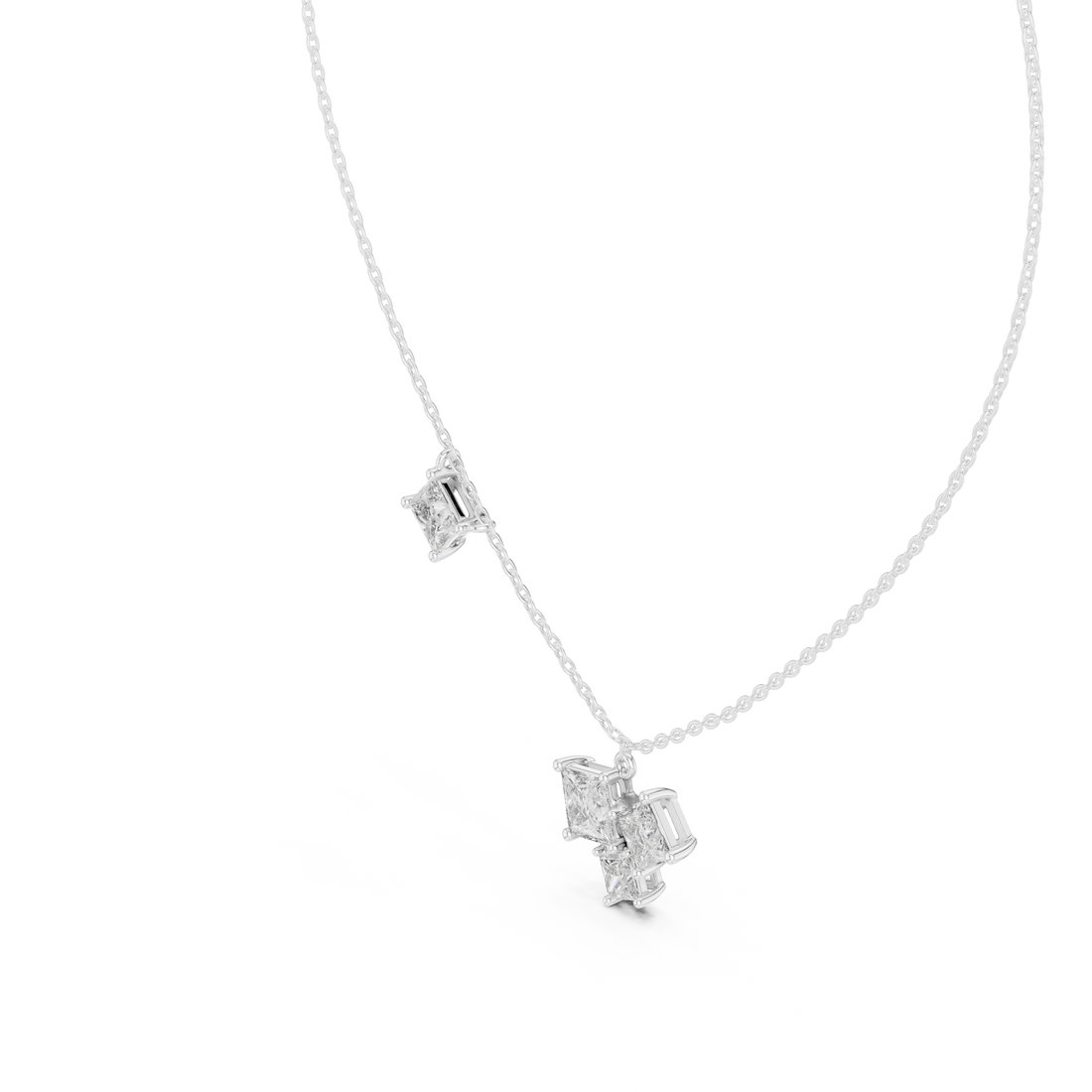 Vintage-style cameo pendant necklace with carved decorative motif.