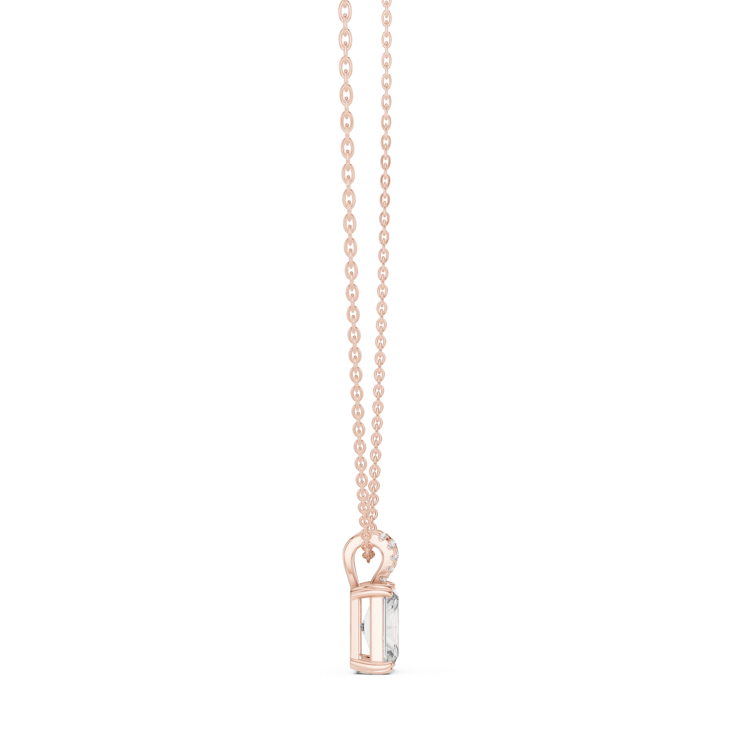 Elegant nose pin featuring tiny solitaire diamond in sleek gold mount.
