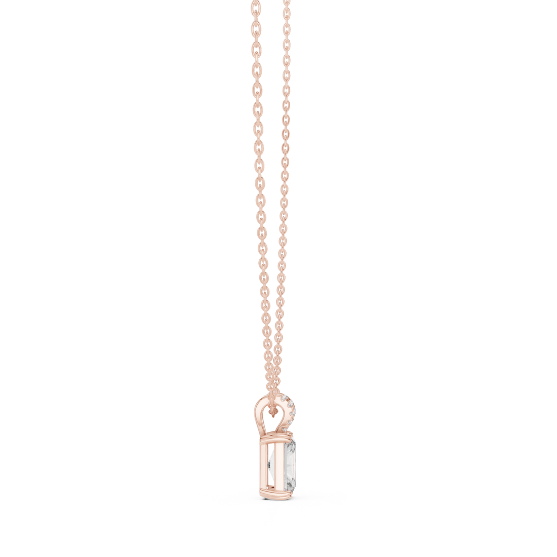 Elegant nose pin featuring tiny solitaire diamond in sleek gold mount.