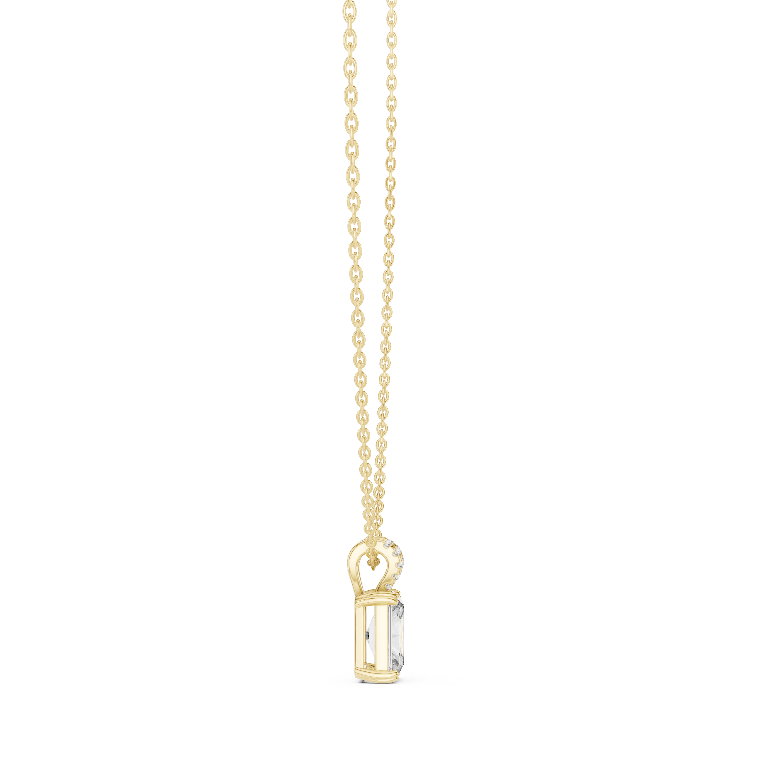 Minimalist gold anklet featuring sleek thin chain structure.