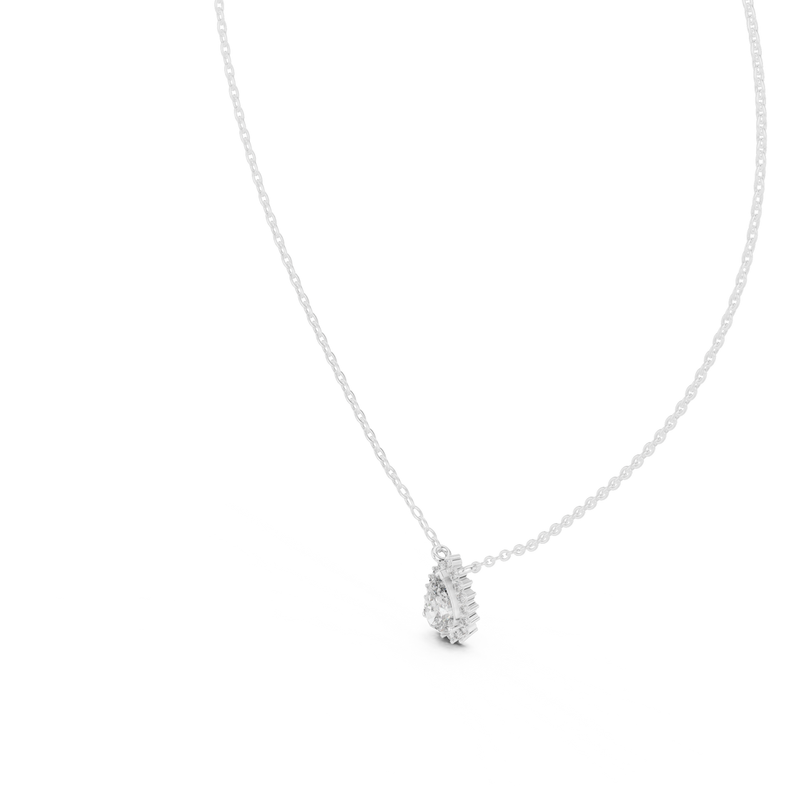 Classic kids' pendant necklace featuring heart-shaped charm.