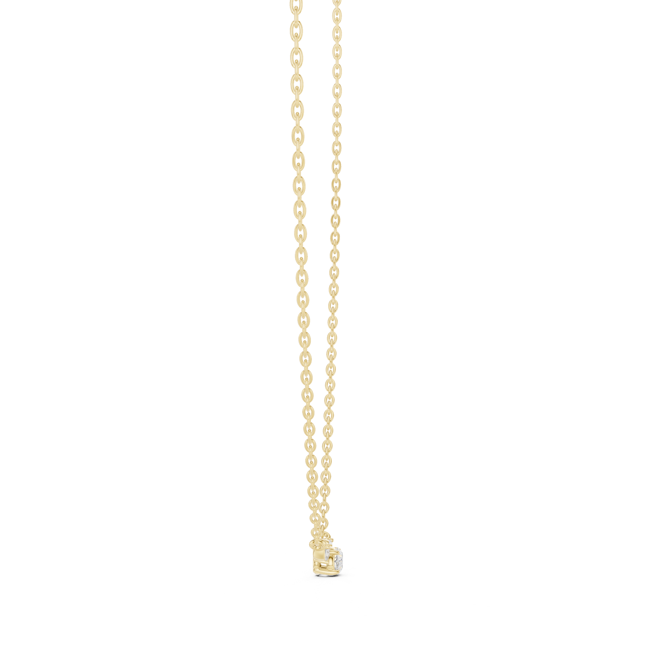 Elegant drop earrings featuring oval gemstone suspended from delicate gold hook.