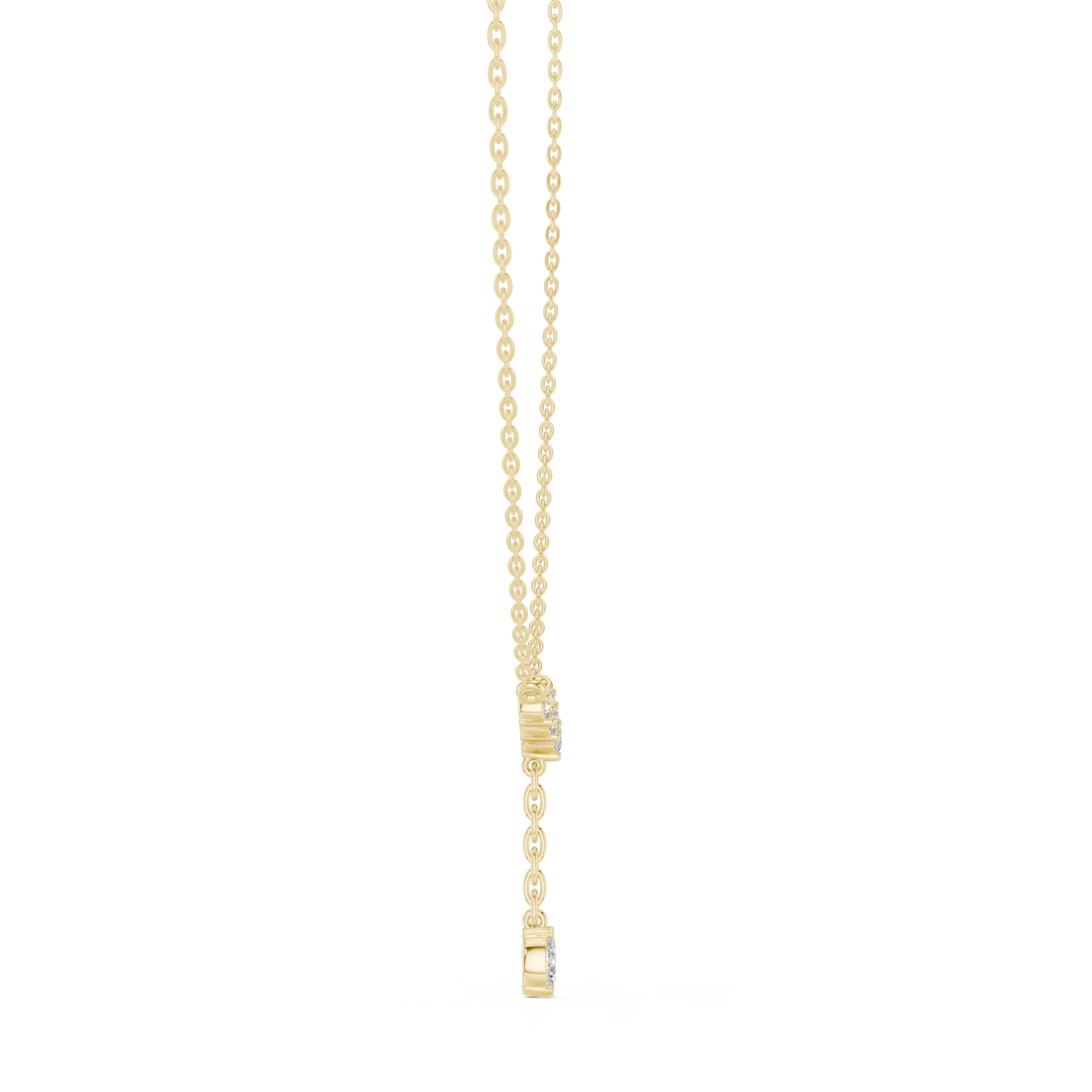 Stylish bar pendant necklace featuring horizontal metal bar with clean finish.