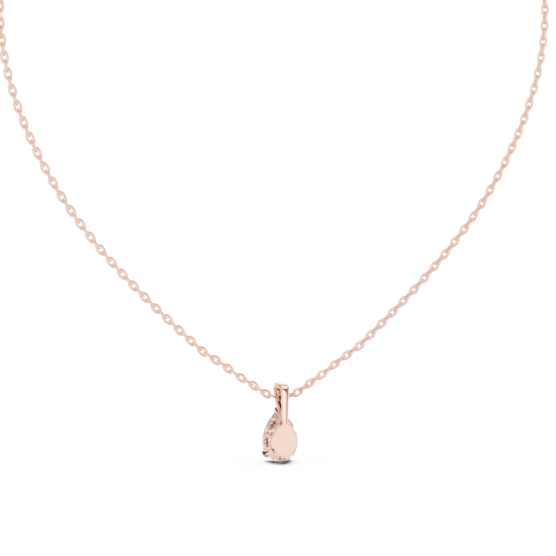 Minimalist disc pendant necklace with smooth flat surface and modern design.