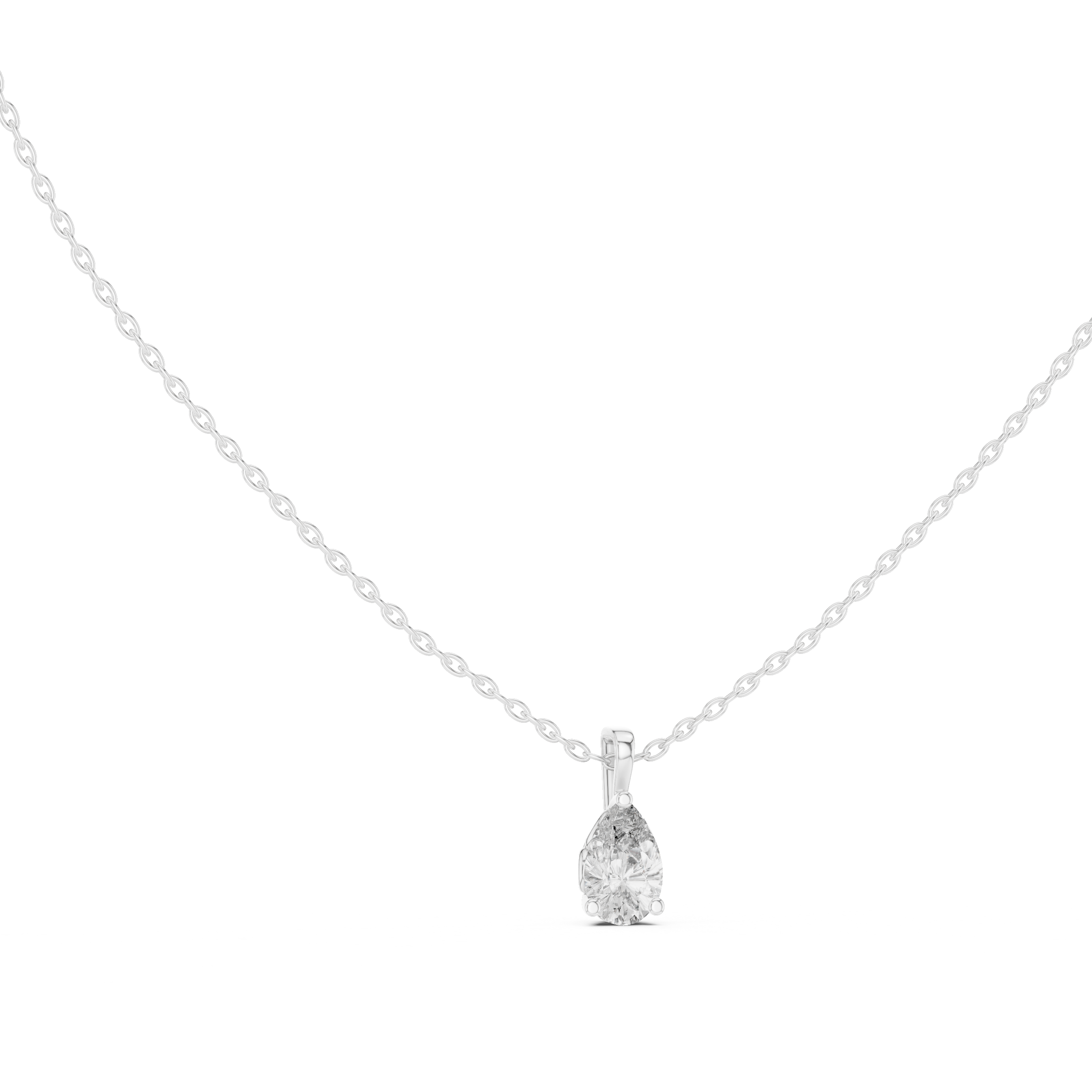 Luxury layered diamond pendant necklace with multiple sparkling stones.