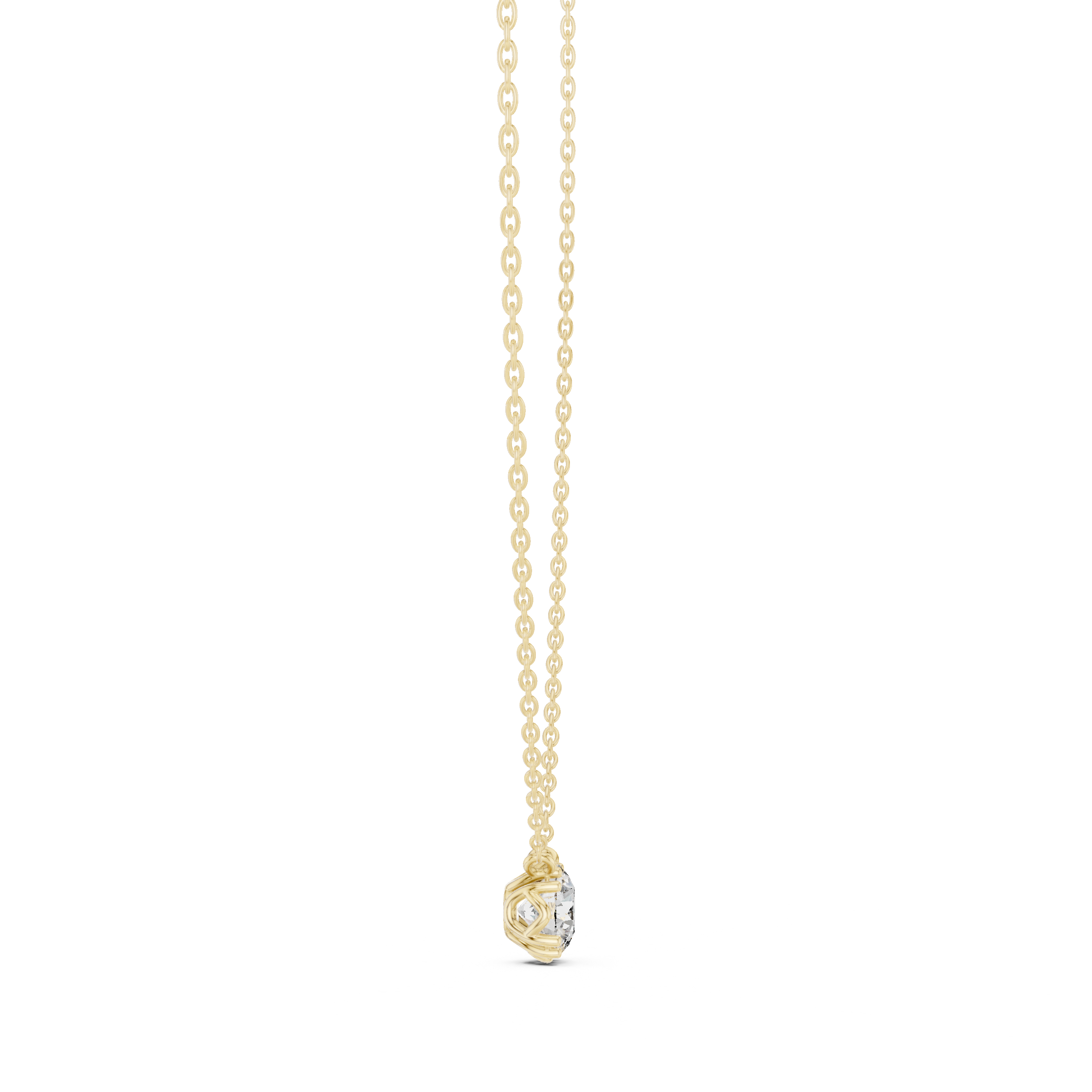 Modern minimalist choker necklace with smooth polished metal band.
