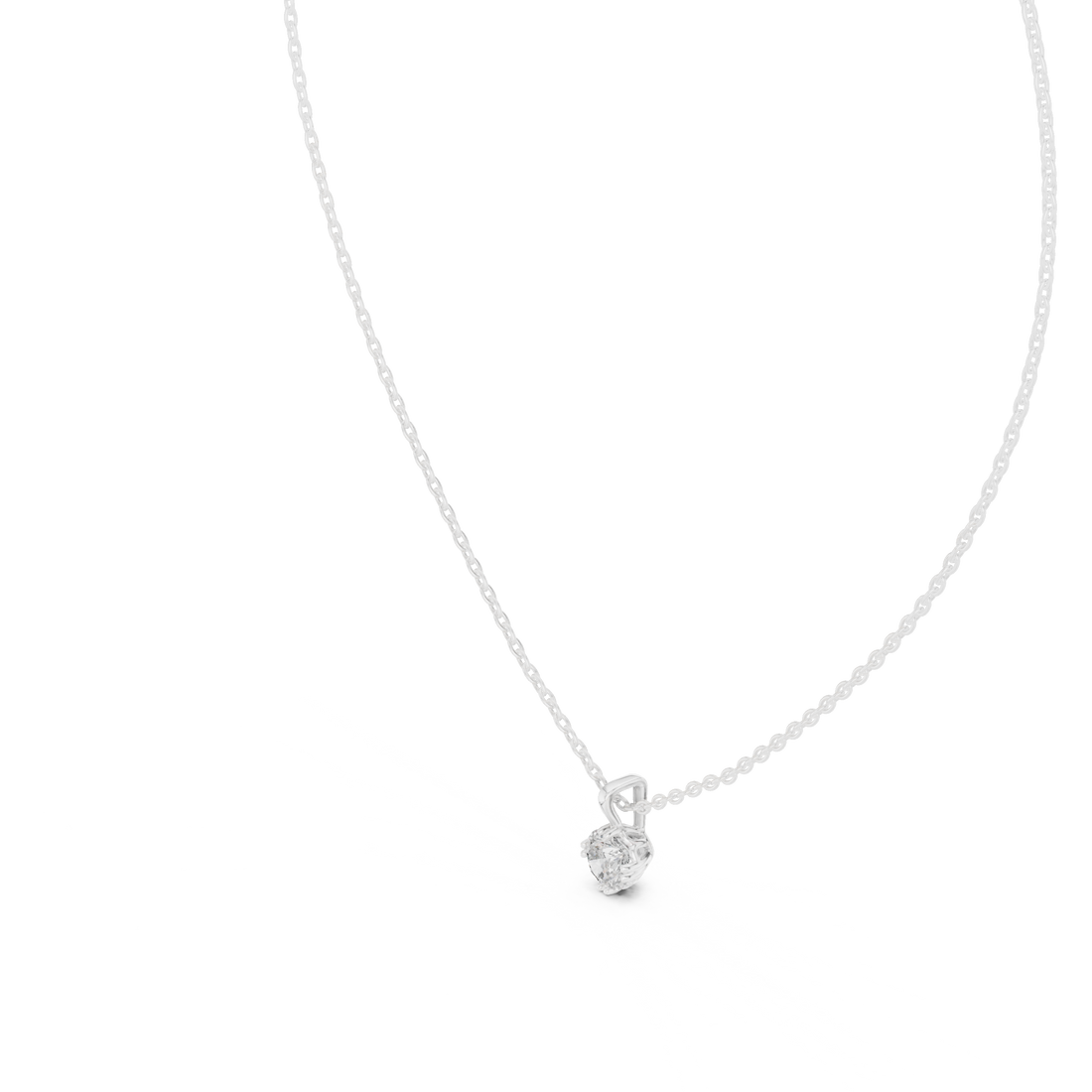 Classic kids' pendant necklace featuring heart-shaped charm.