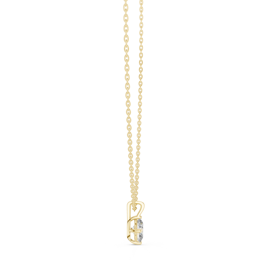Luxury fashion Round Brilliant Cut Diamond Solitaire Pendant Necklace in Four Prong Setting curated for exclusive jewelry collections