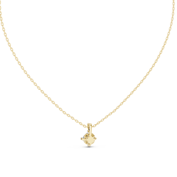 Luxury fashion Round Brilliant Cut Diamond Solitaire Pendant Necklace in Four Prong Setting curated for exclusive jewelry collections