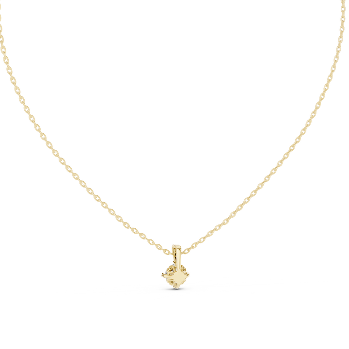 Sleek Round Brilliant Cut Diamond Solitaire Pendant Necklace perfect for both casual and formal styling