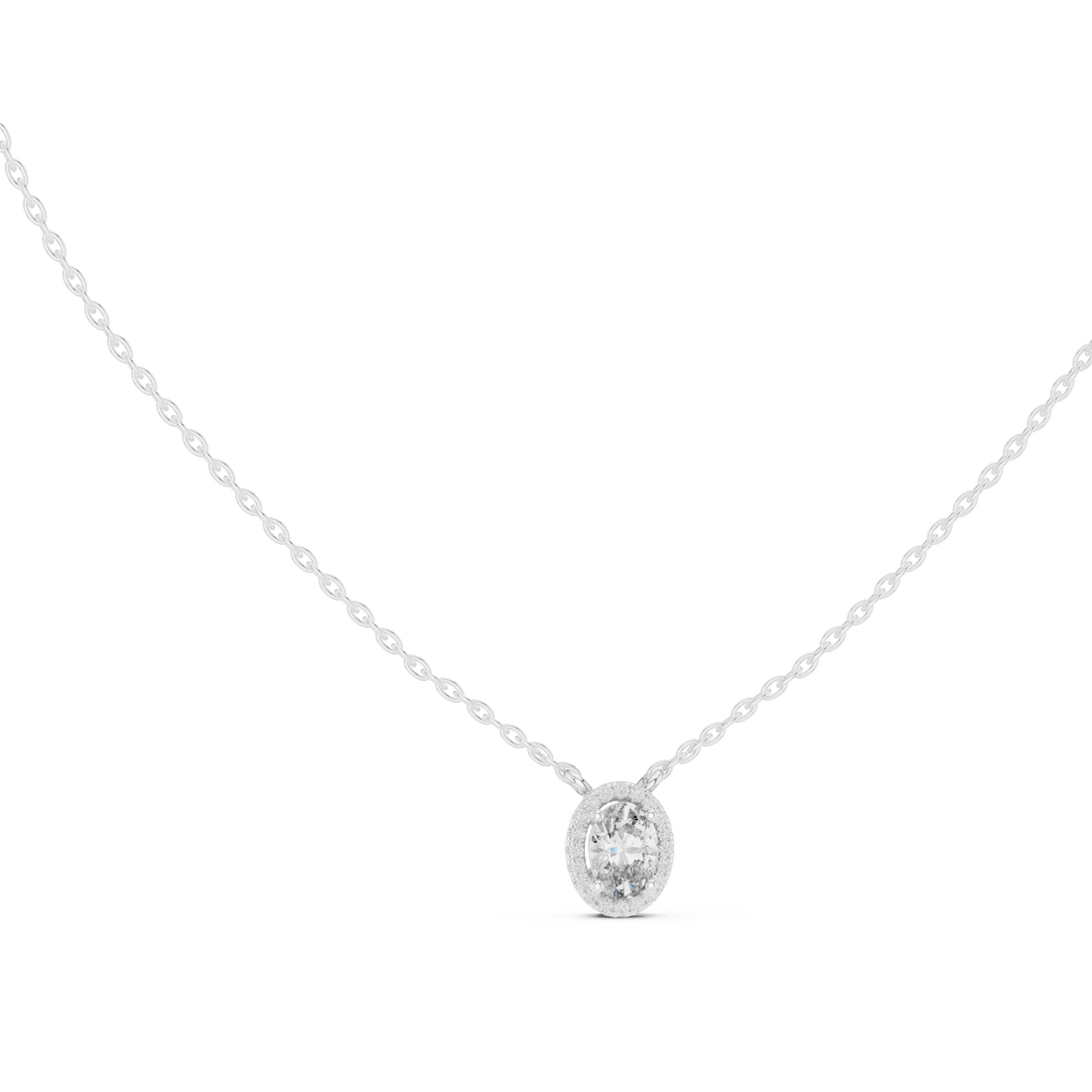 Elegant Round Cut Diamond Solitaire Pendant Necklace in Four Prong Setting handcrafted jewelry for a sophisticated luxury look